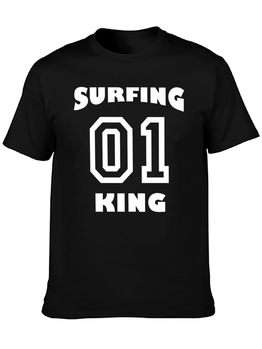 Surfing King T-Shirt - Number 01 Graphic Tee