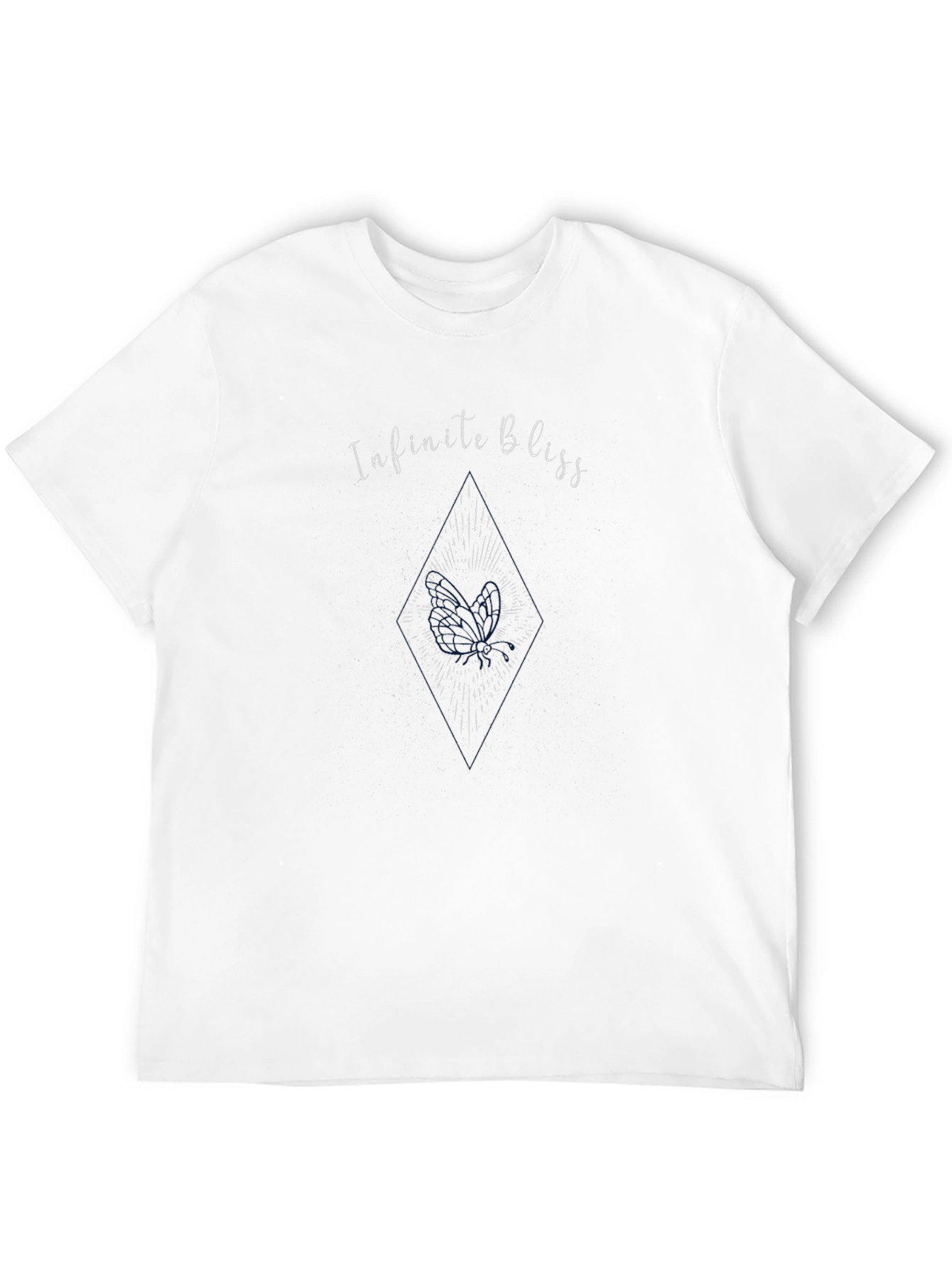 Infinite Bliss Graphic Tee - Stylish Black T-Shirt