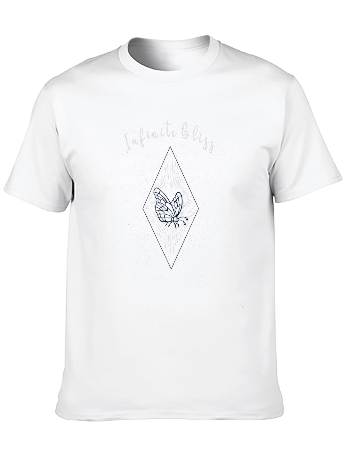 Infinite Bliss Graphic Tee - Stylish Black T-Shirt