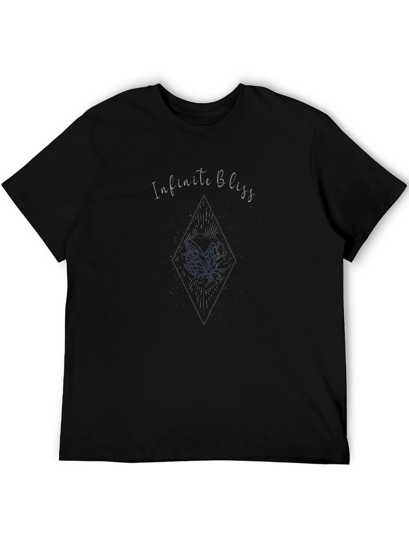 Infinite Bliss Graphic Tee - Stylish Black T-Shirt
