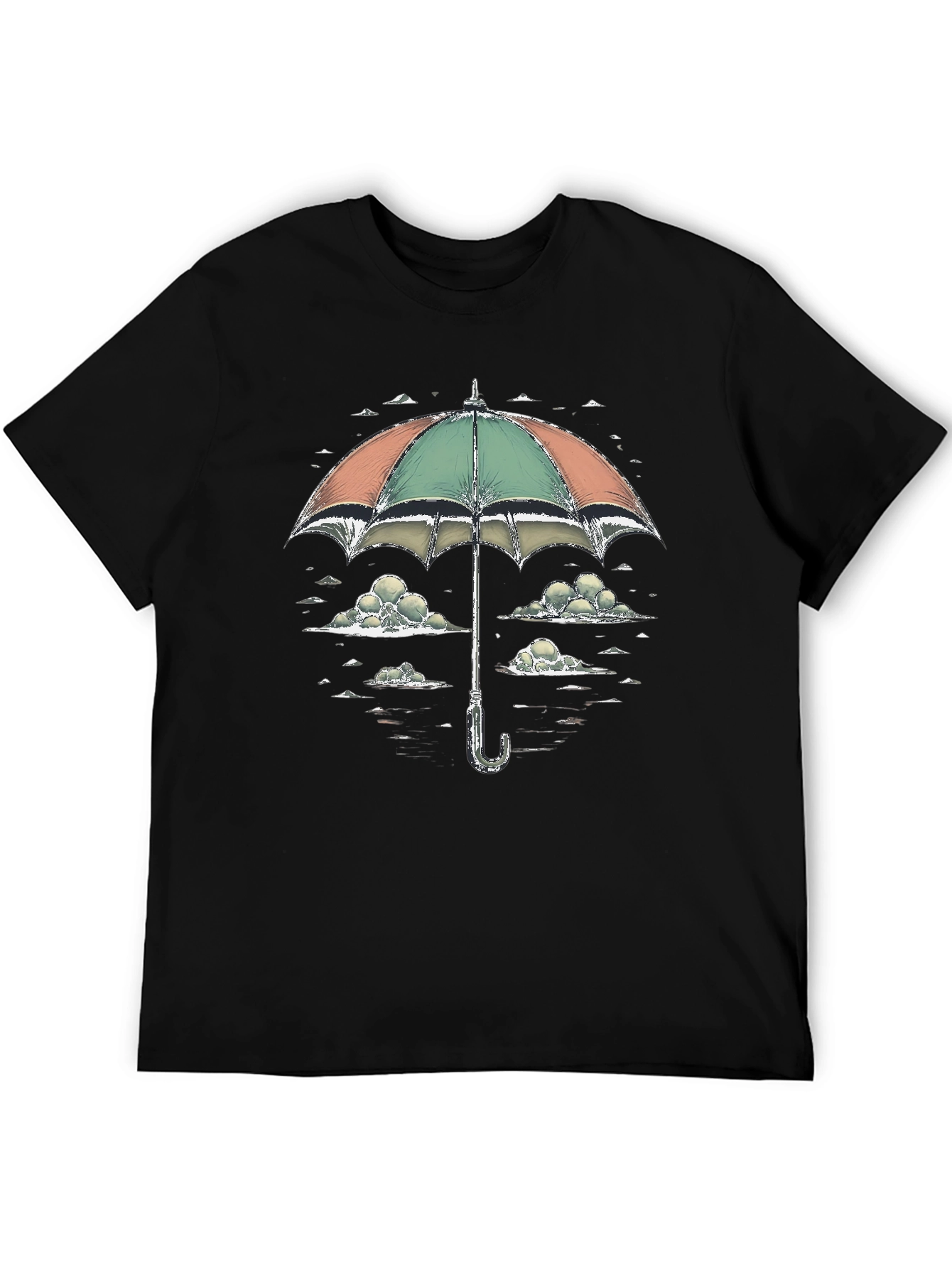 Umbrella & Cloud Graphic Tee