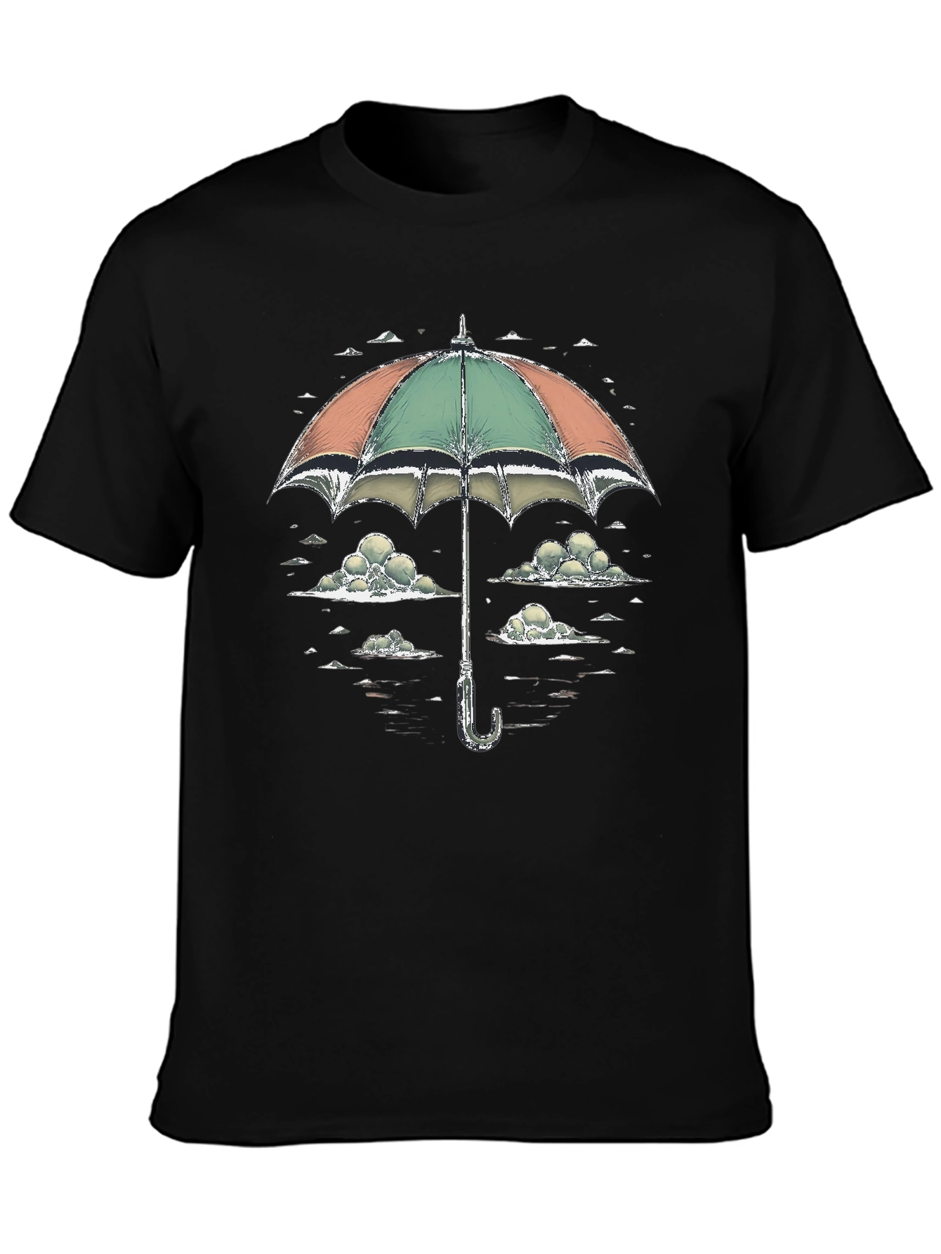 Umbrella & Cloud Graphic Tee