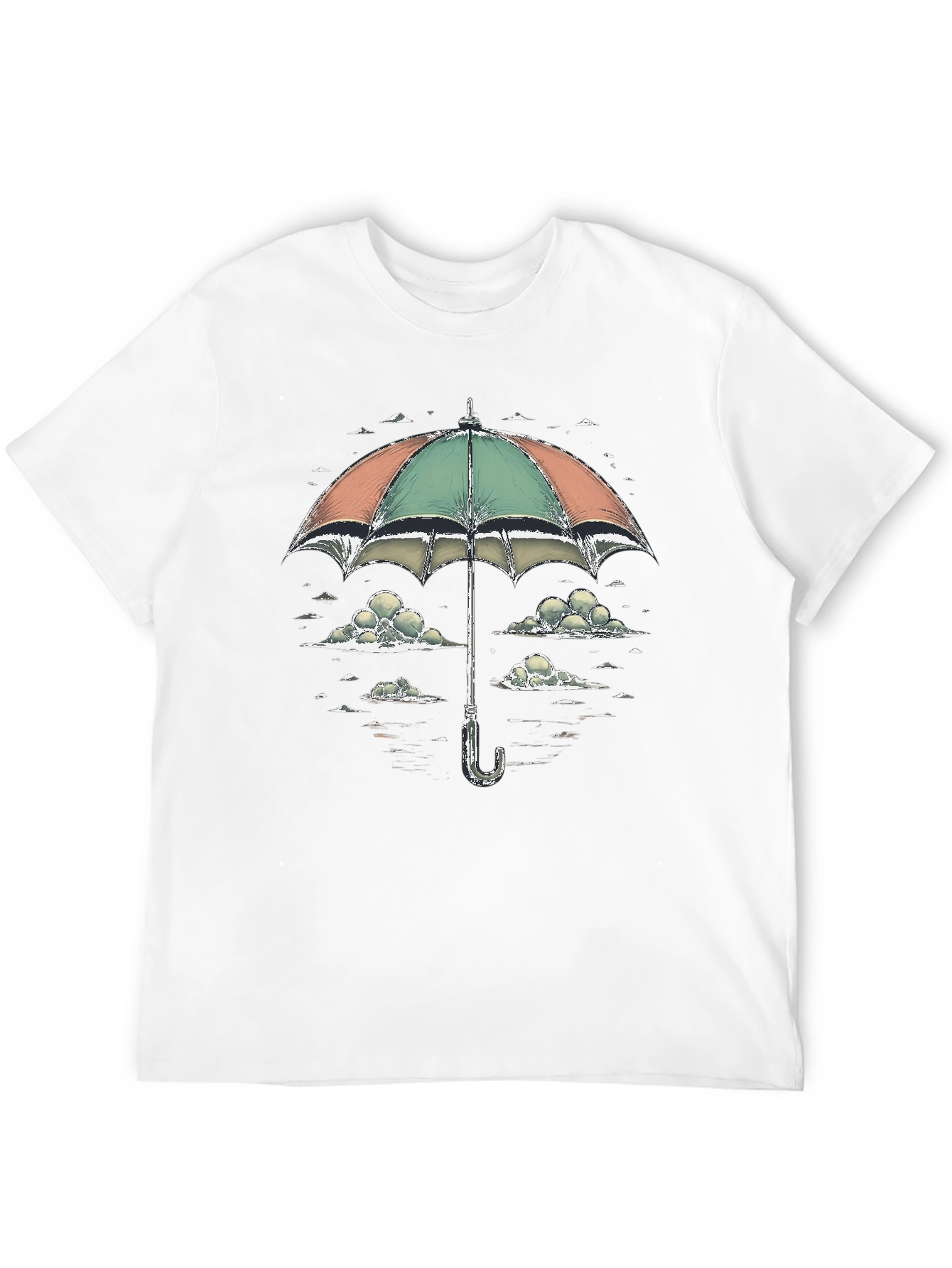 Umbrella & Cloud Graphic Tee