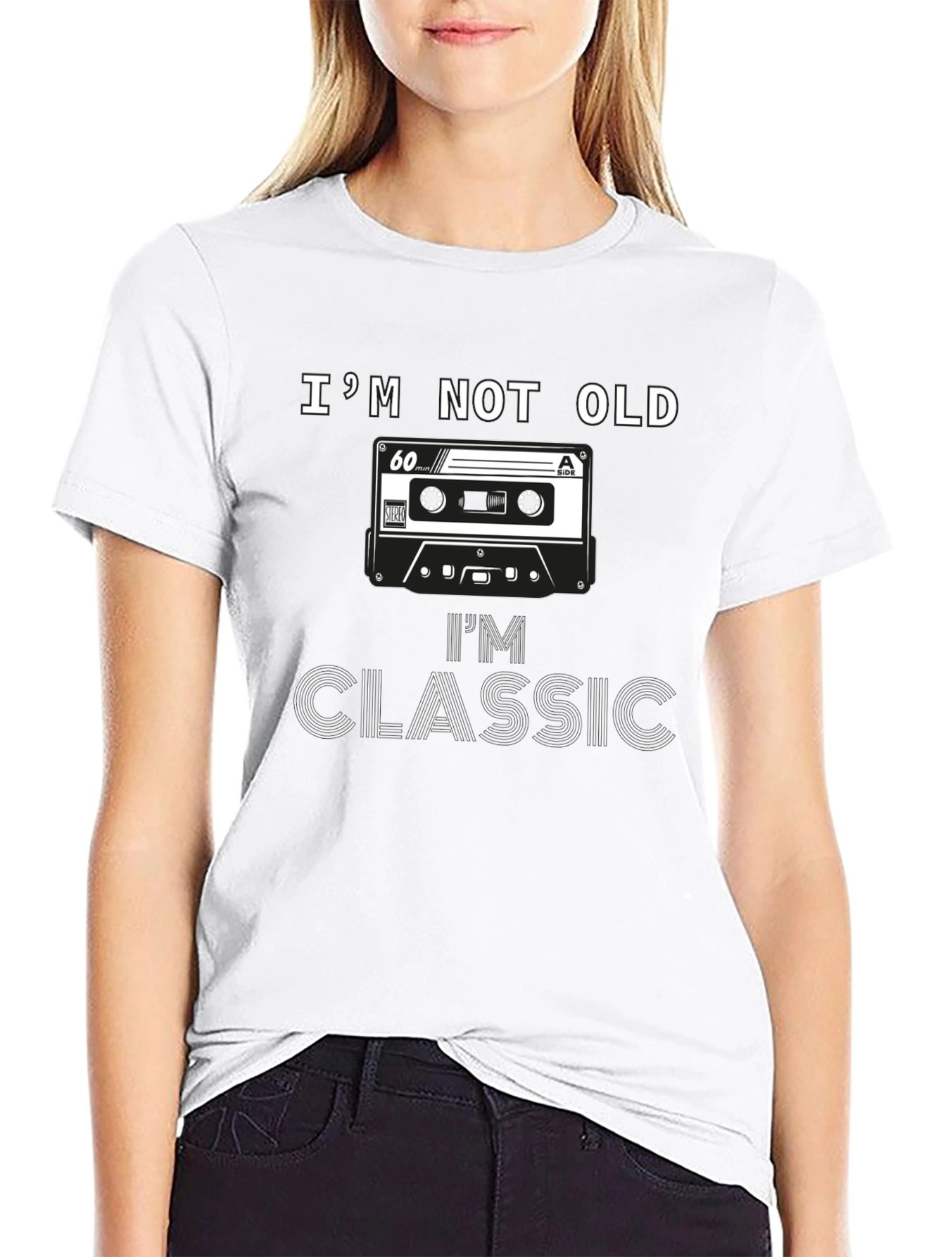 Im Not Old Im Classic Cassette Tape T-Shirt