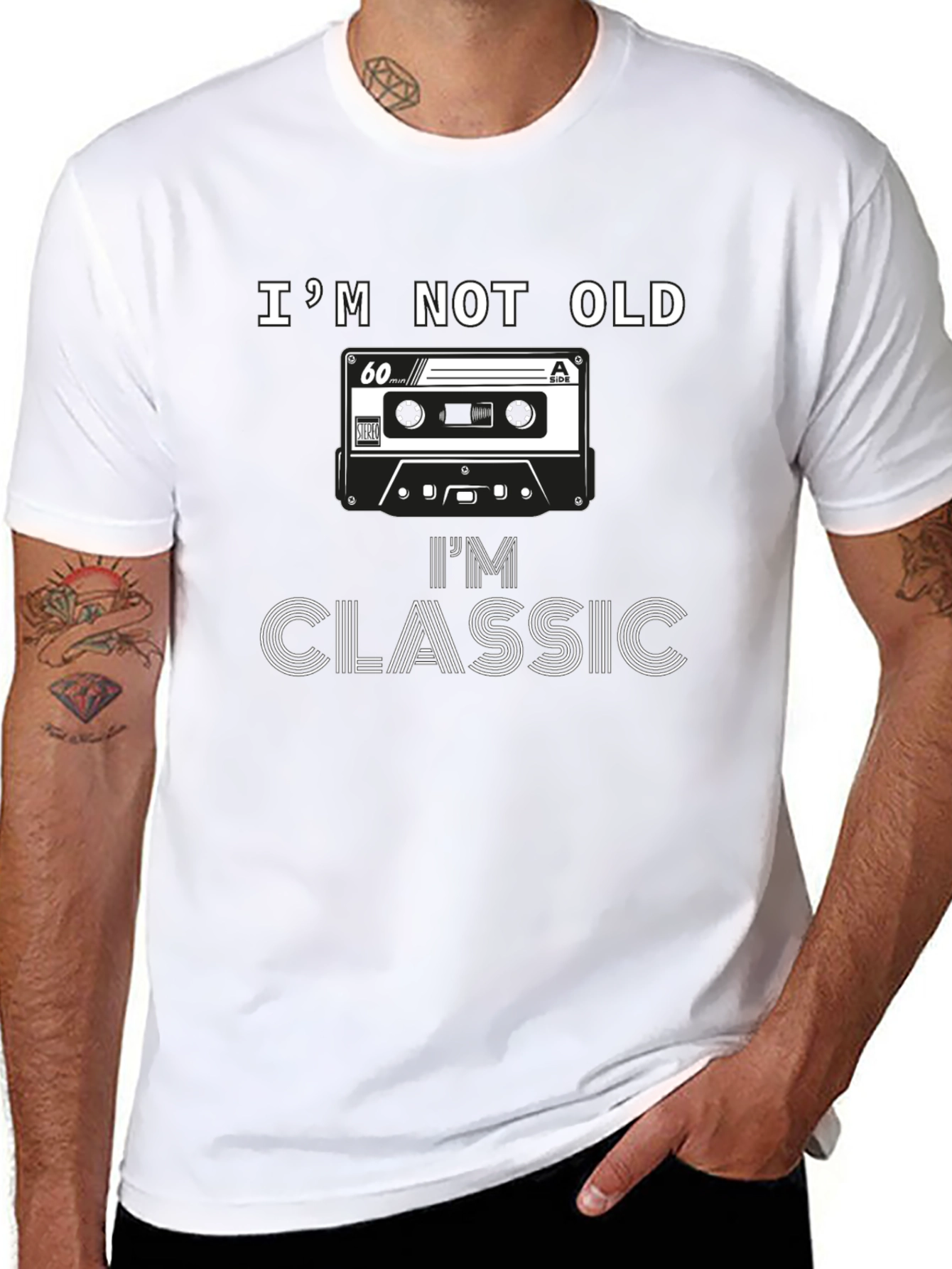 Im Not Old Im Classic Cassette Tape T-Shirt