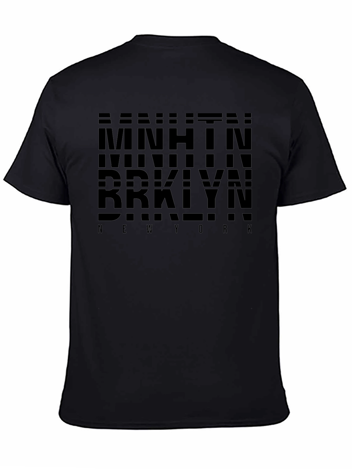 MNHNTN BRKLYN New York Black T-Shirt