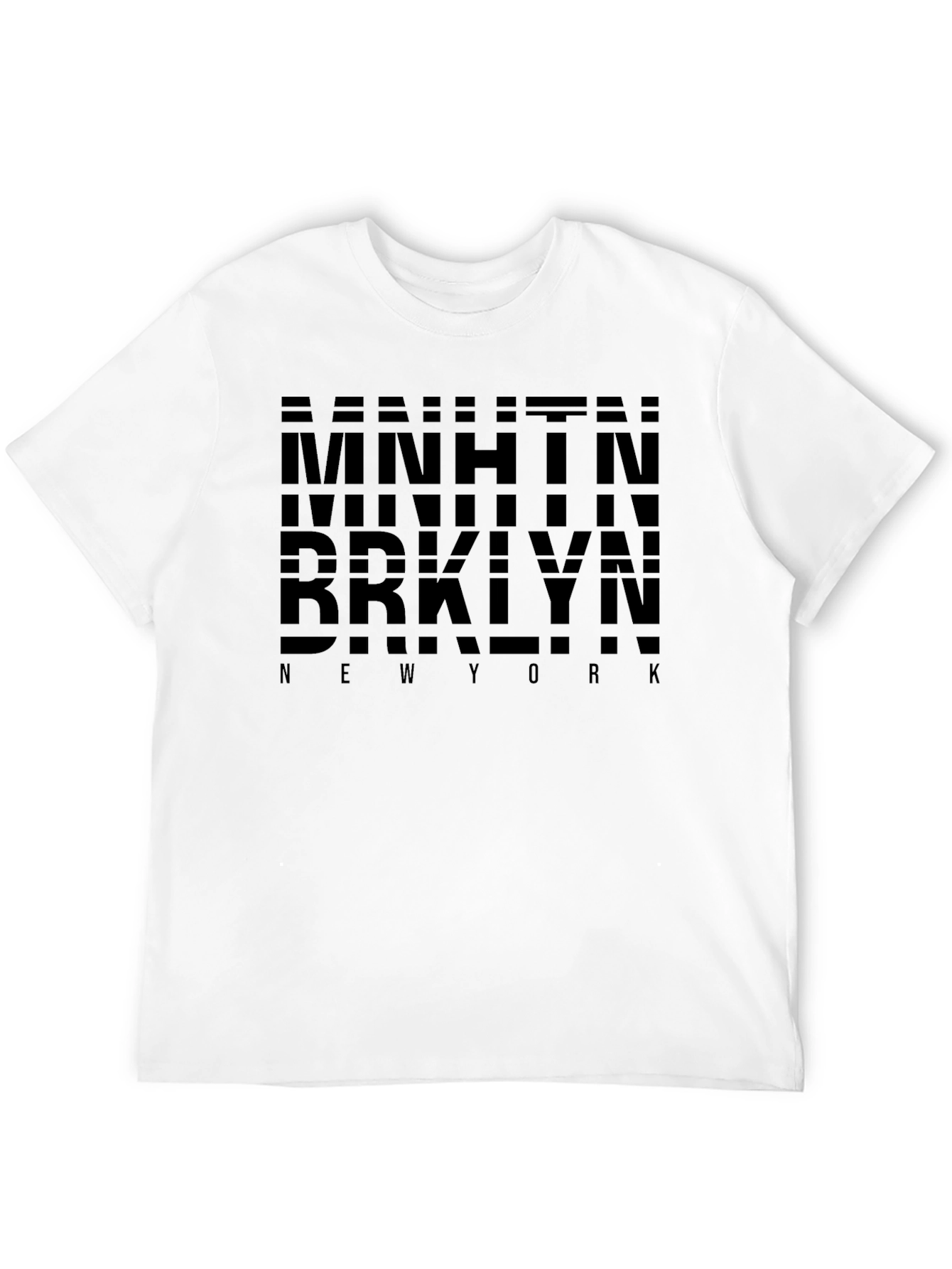MNHNTN BRKLYN New York Black T-Shirt