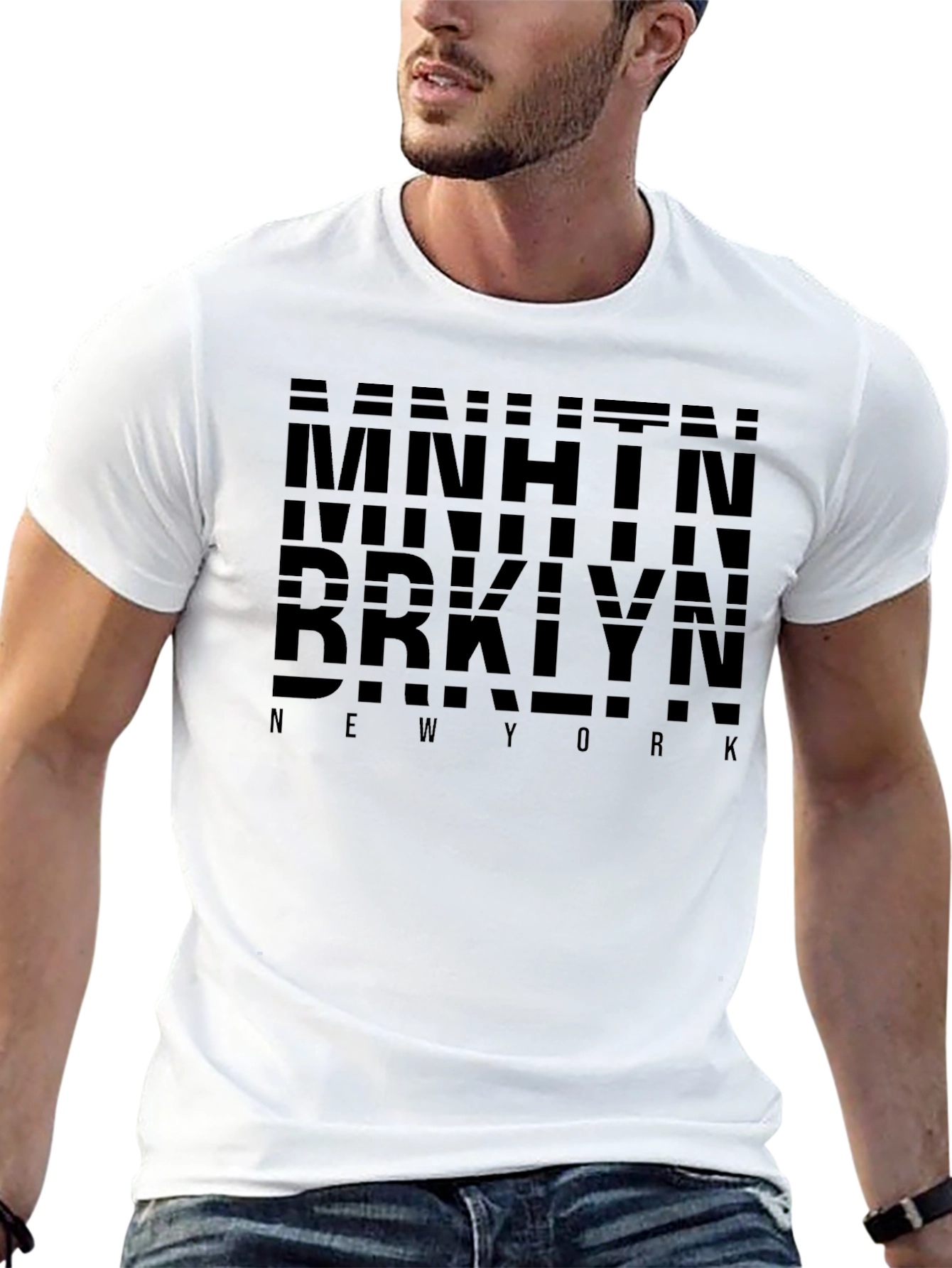 MNHNTN BRKLYN New York Black T-Shirt