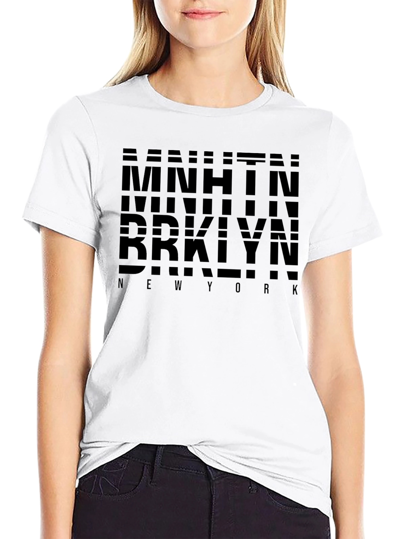 MNHNTN BRKLYN New York Black T-Shirt