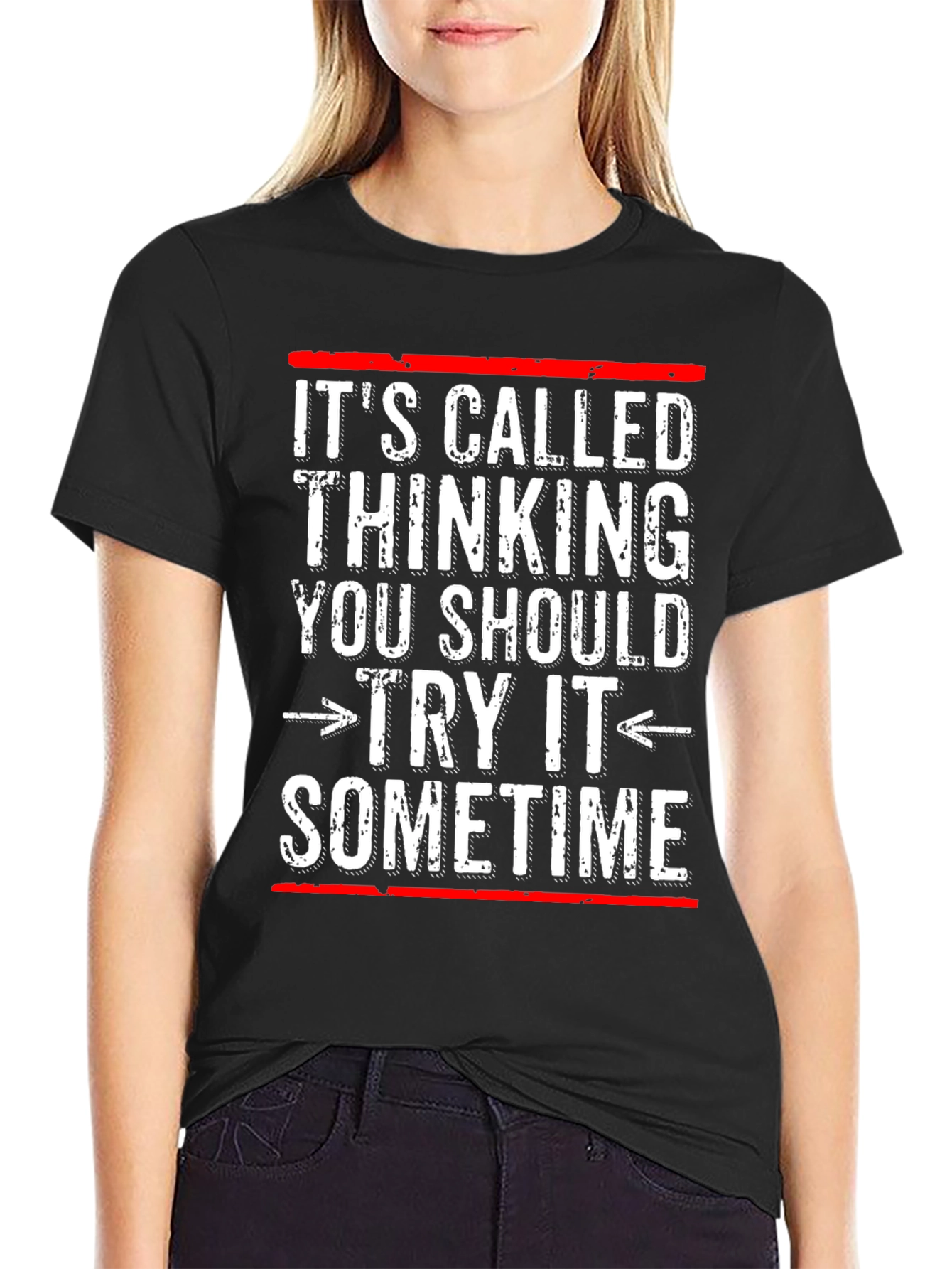 Its Called Thinking T-Shirt - Funny Sarcastic Tee