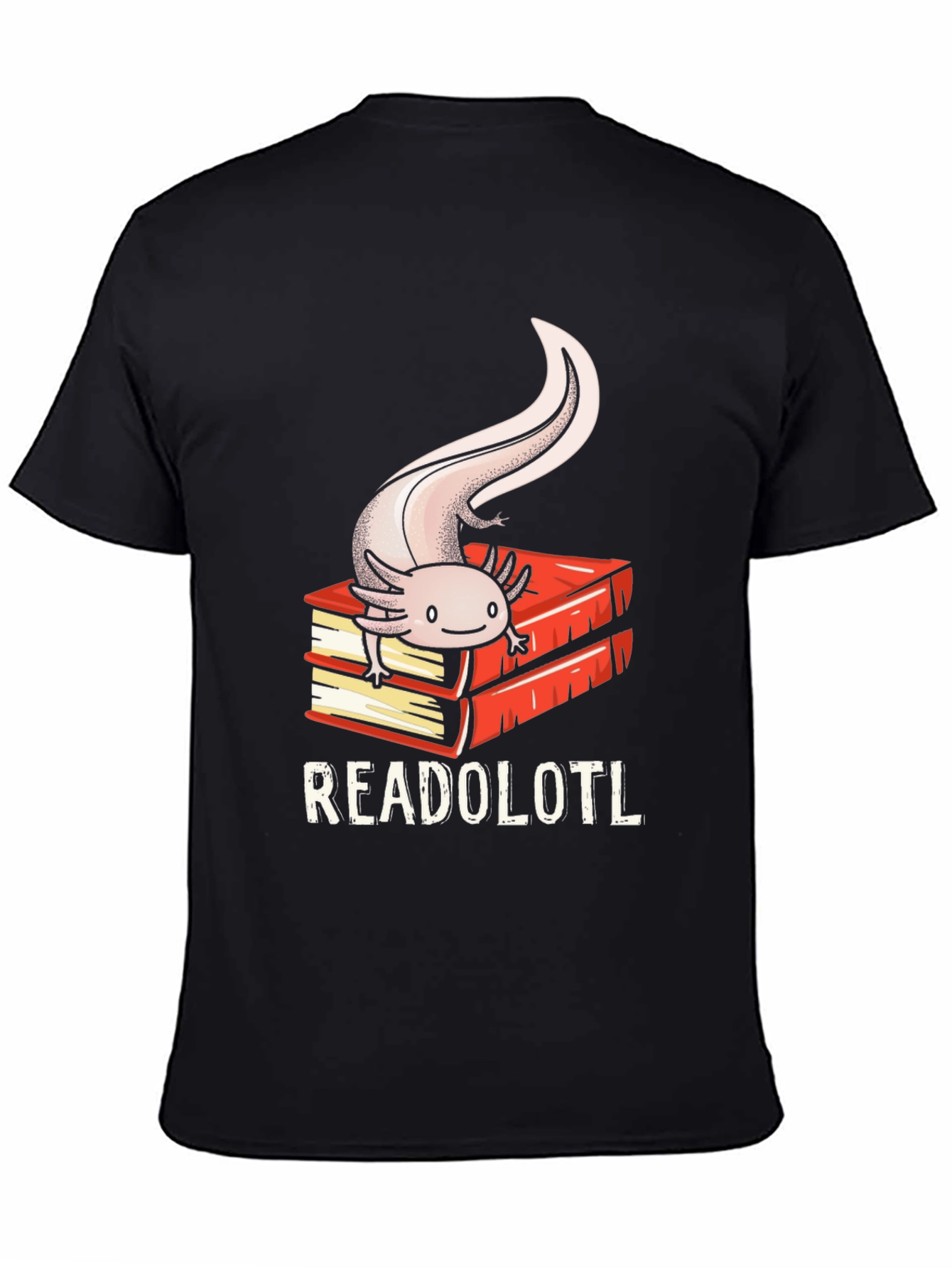 Readolotl Axolotl Reading Book T-Shirt