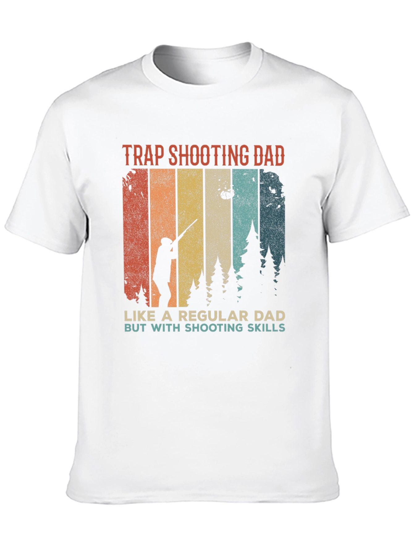 Trap Shooting Dad T-Shirt - Shooting Skills Tee