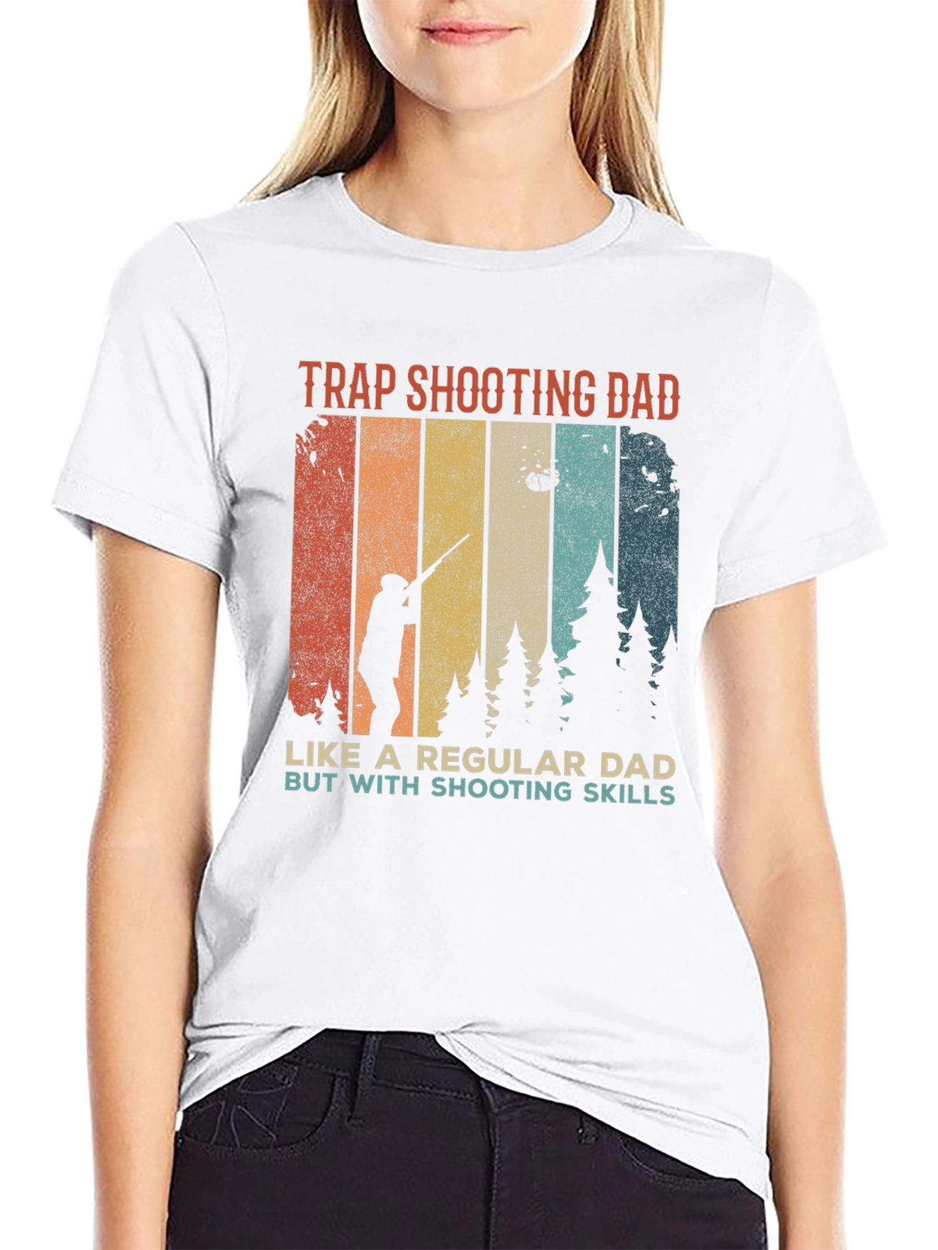 Trap Shooting Dad T-Shirt - Shooting Skills Tee