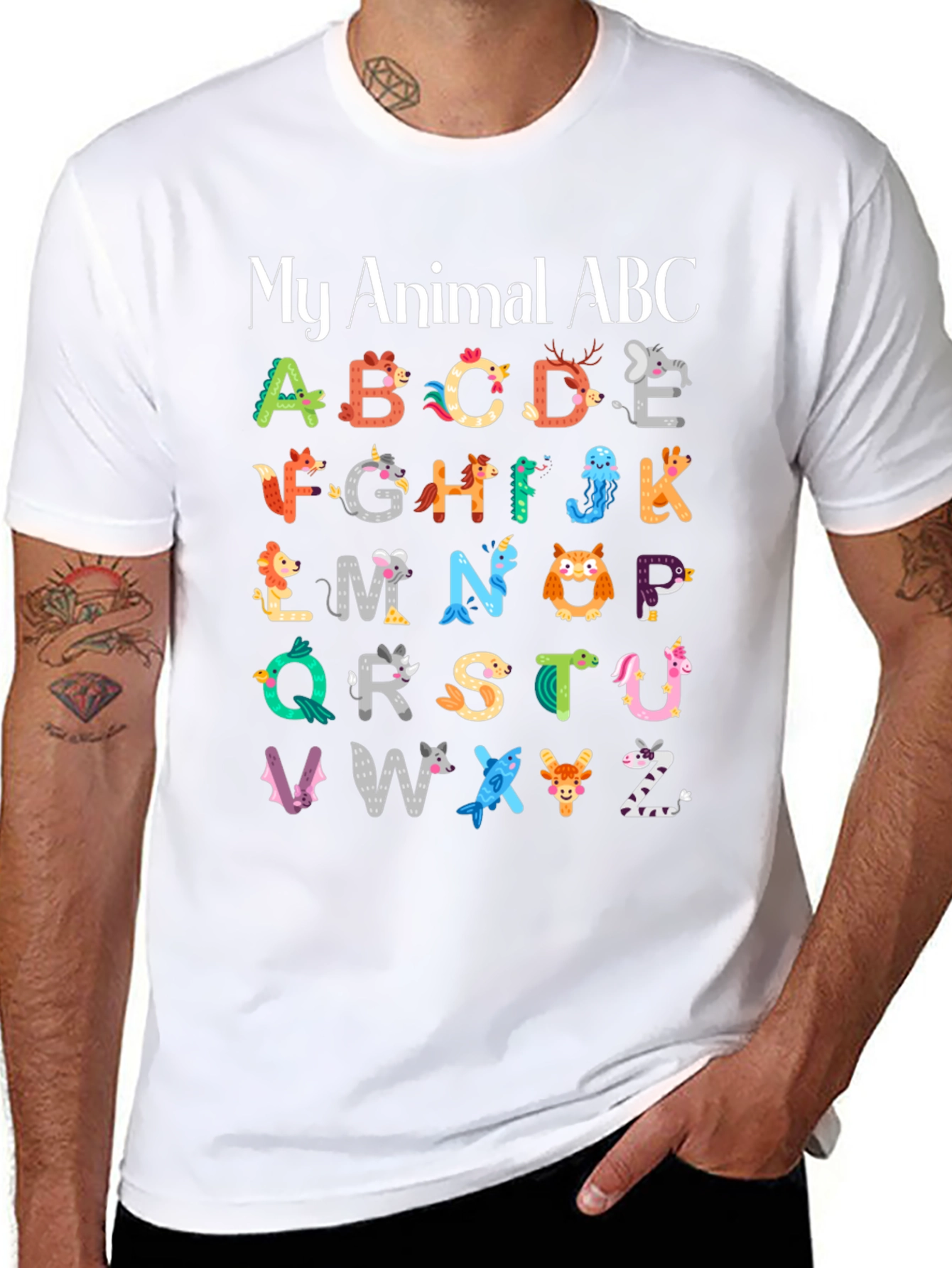 Animal ABC T-Shirt - Educational & Fun!
