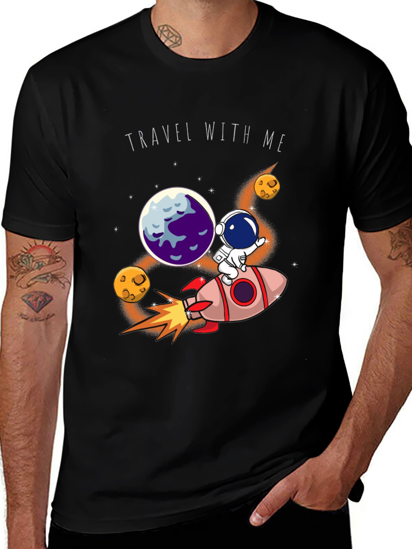 Travel With Me Space T-Shirt