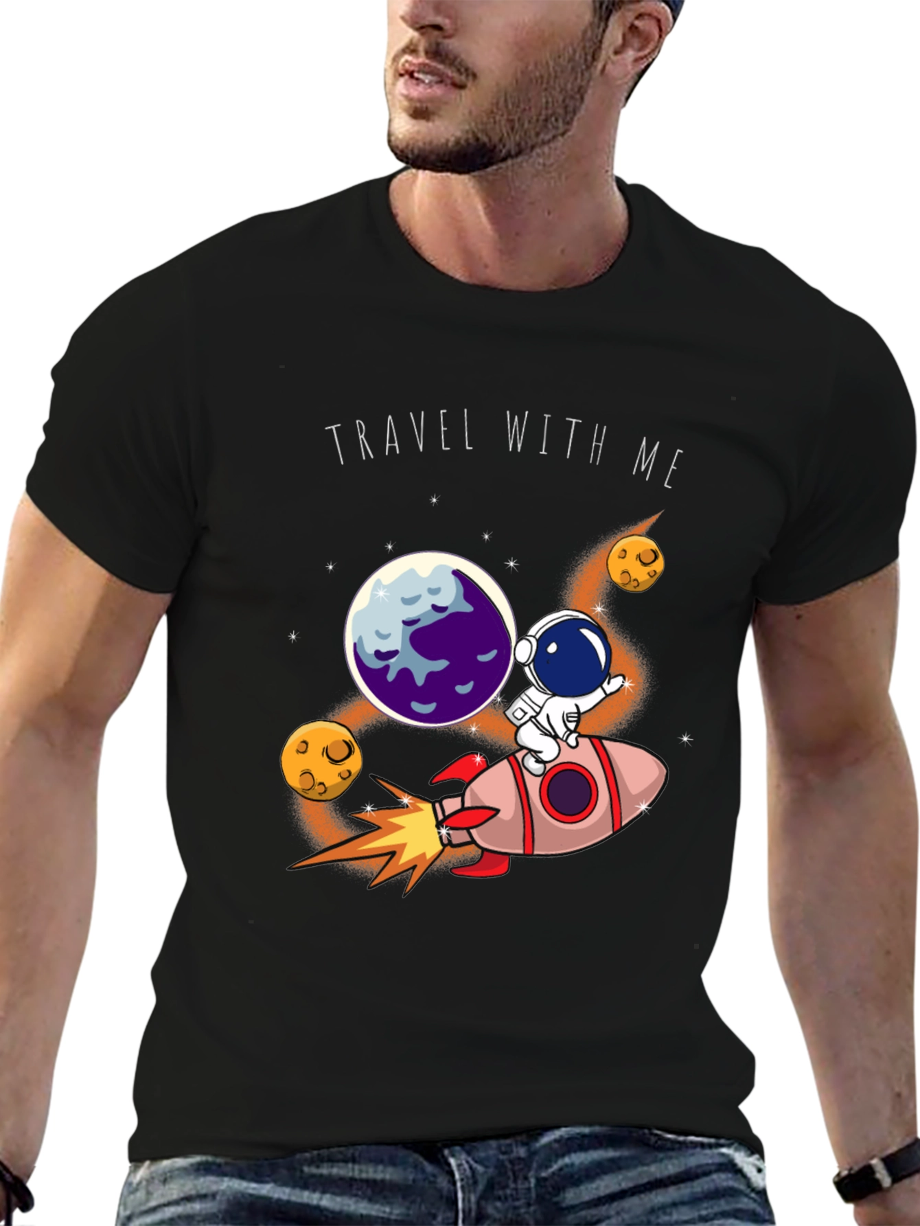 Travel With Me Space T-Shirt