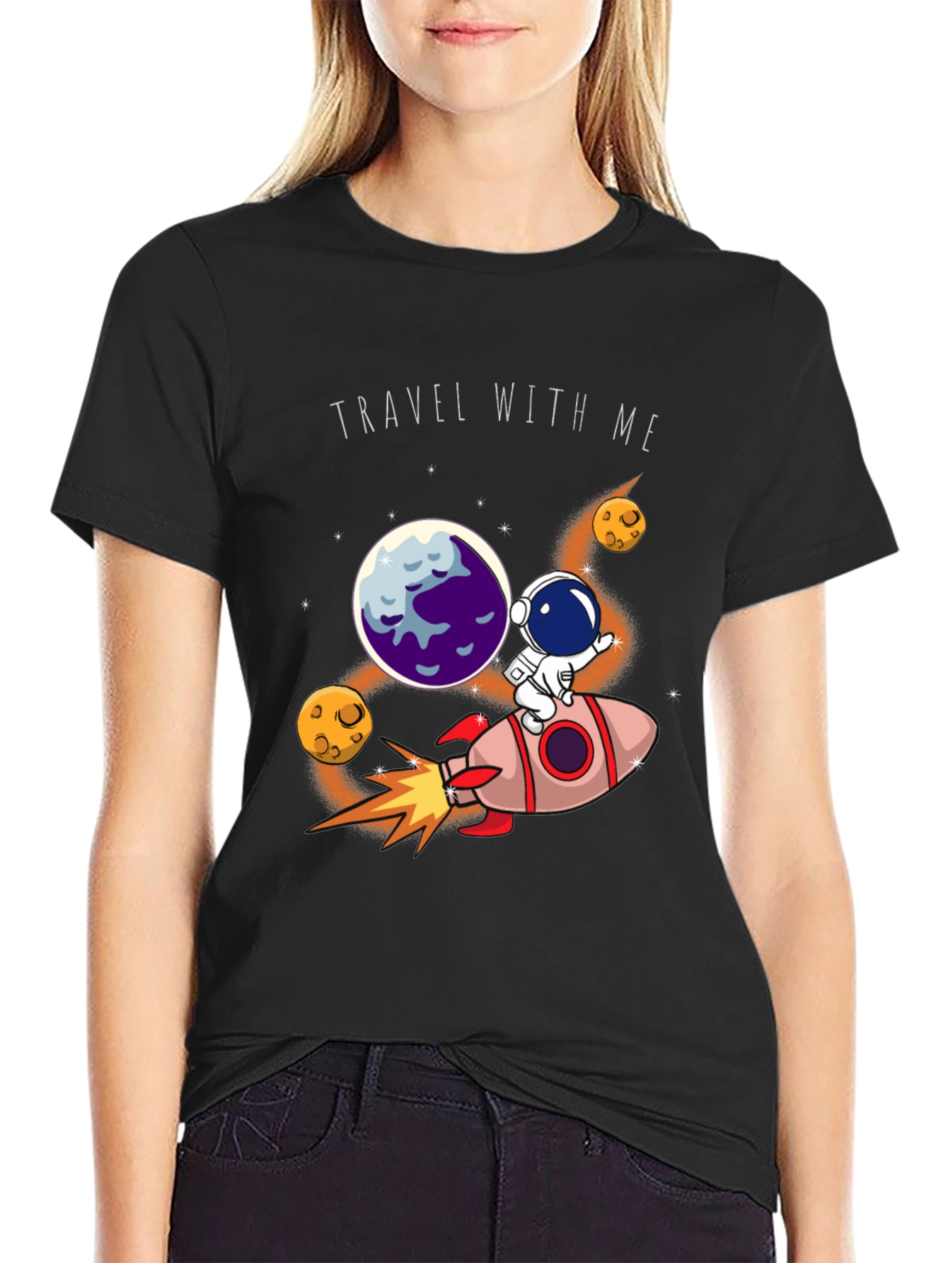 Travel With Me Space T-Shirt
