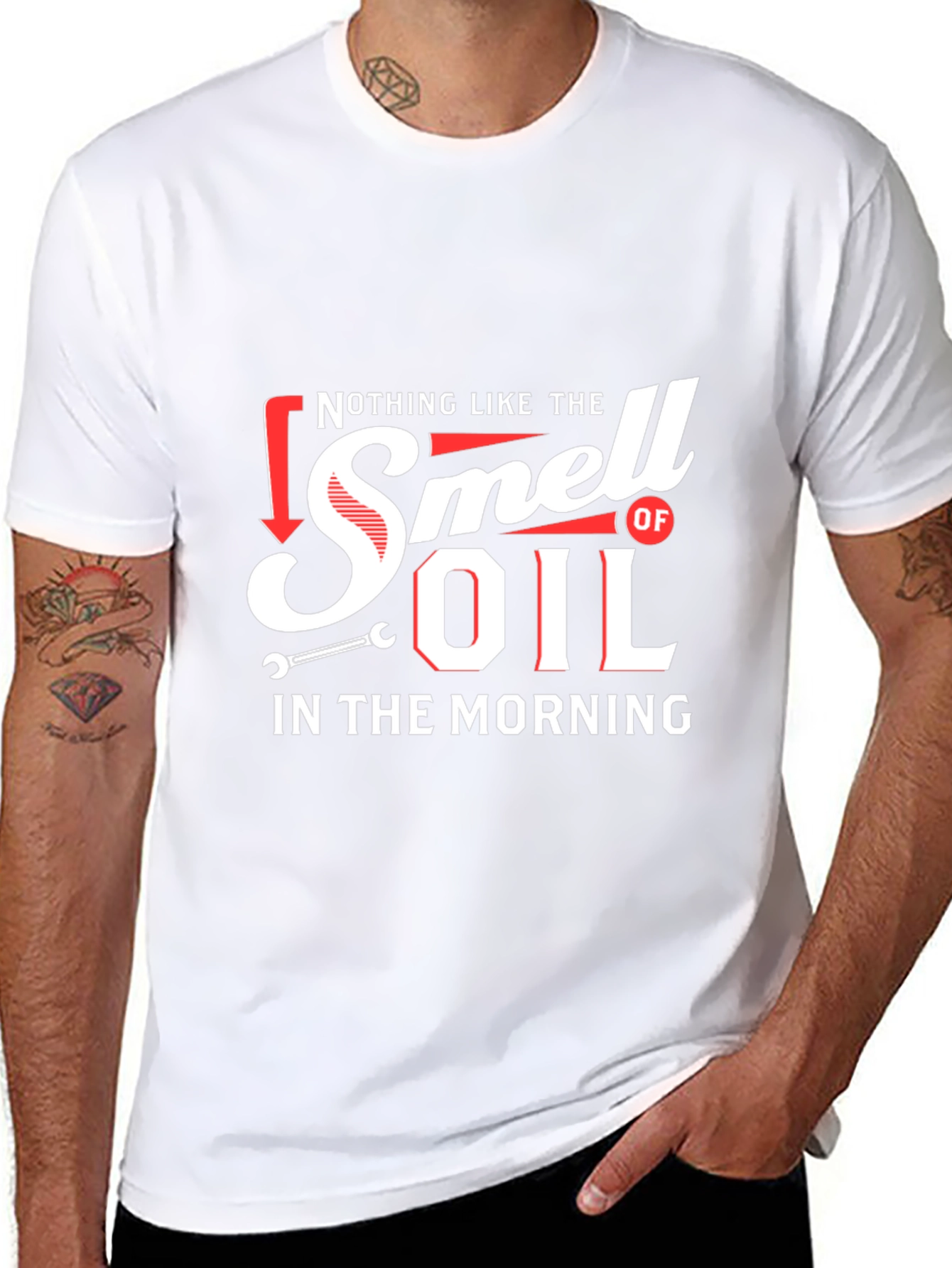 Oil Smell T-Shirt - Mechanic Tee