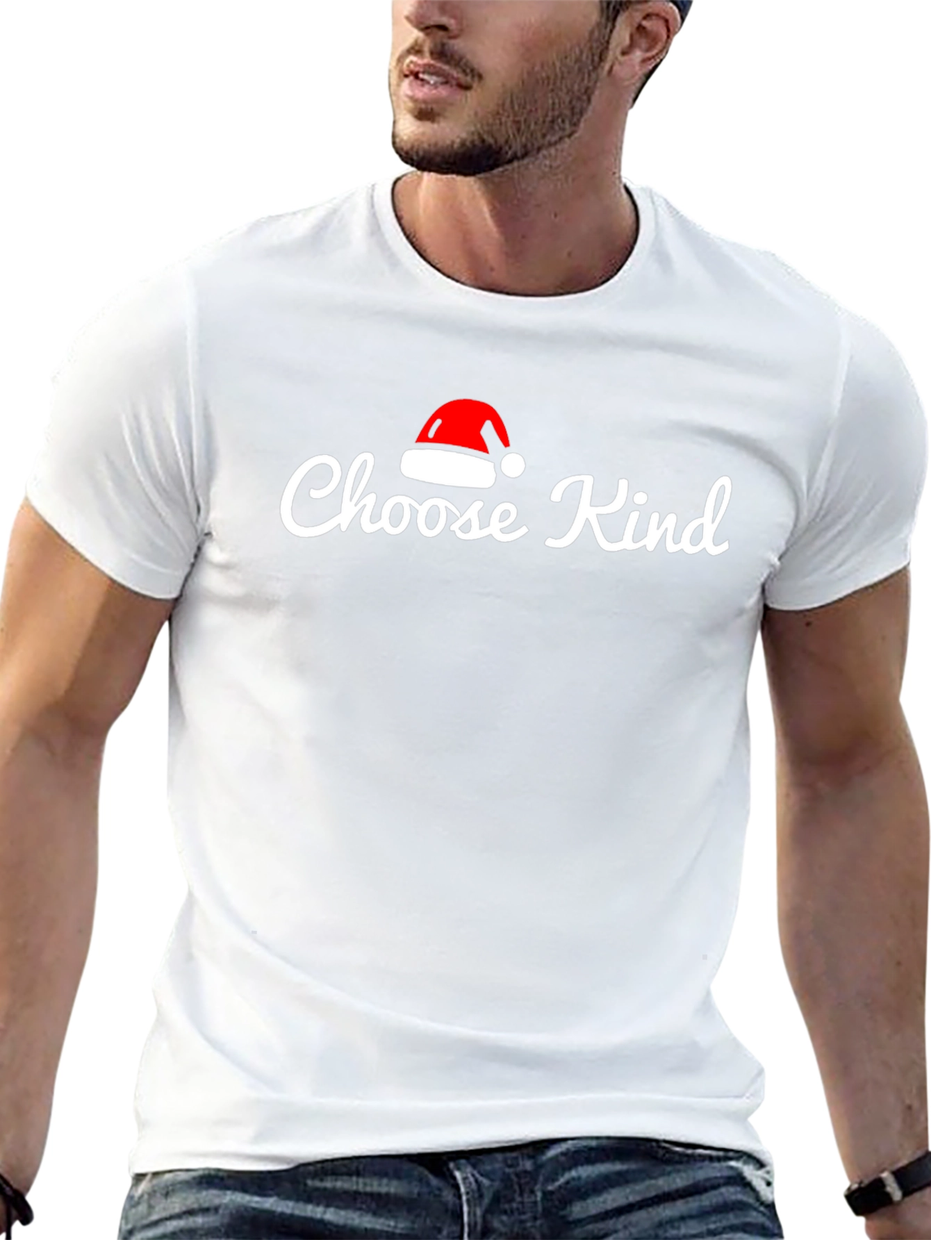 Choose Kind Santa Hat Tee