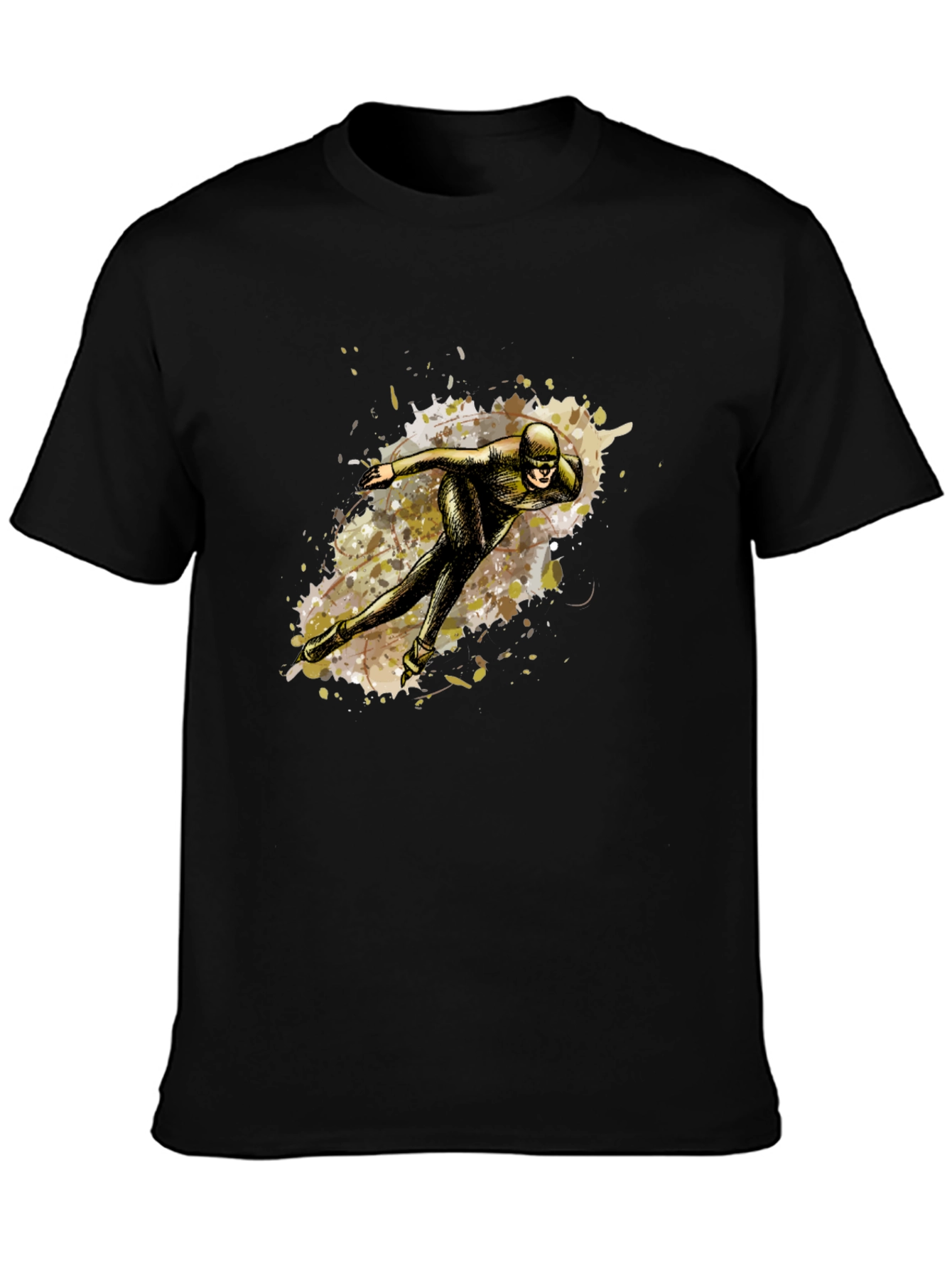 Speed Skater Graphic Tee - Black
