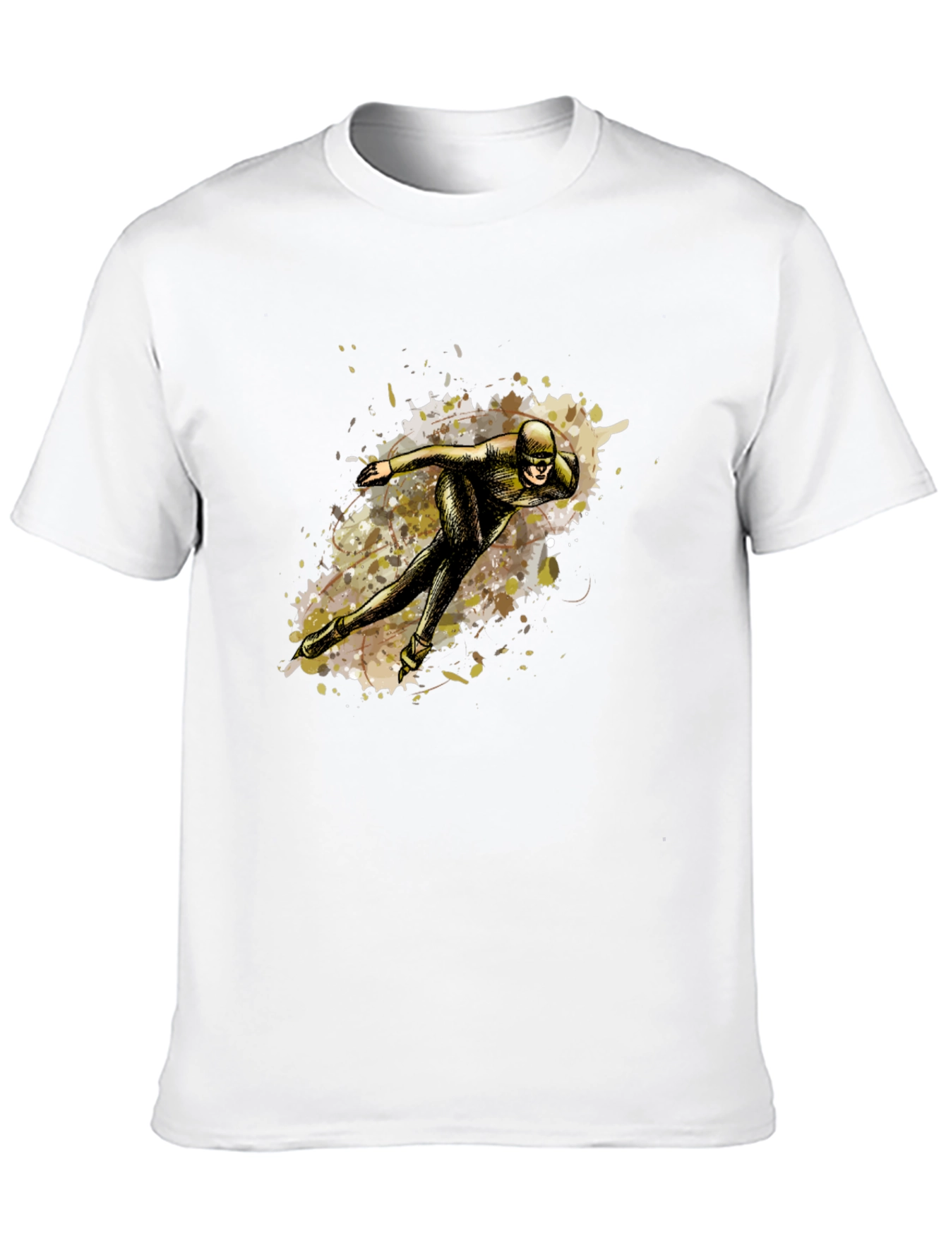 Speed Skater Graphic Tee - Black