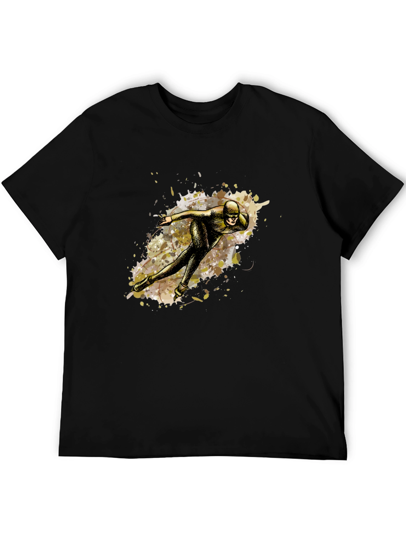 Speed Skater Graphic Tee - Black