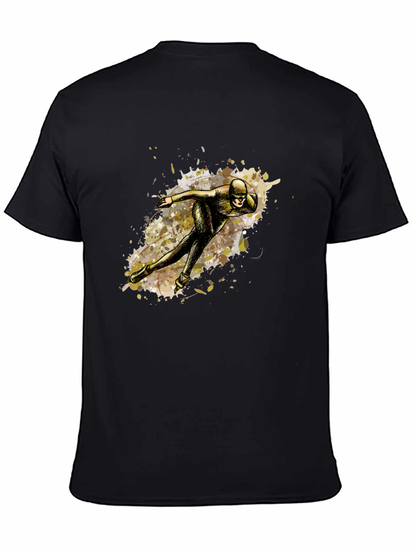 Speed Skater Graphic Tee - Black