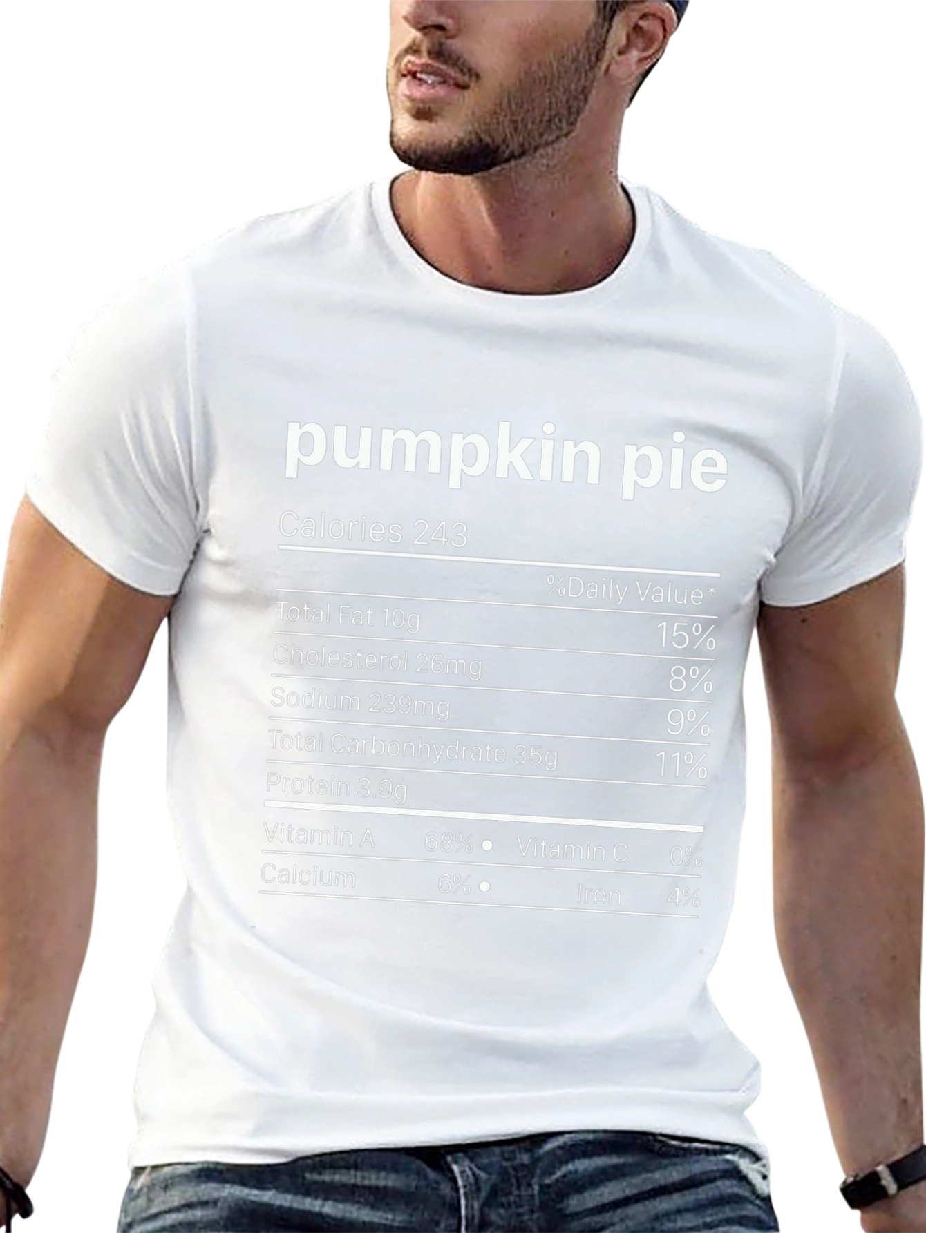 Pumpkin Pie Nutrition Facts T-Shirt