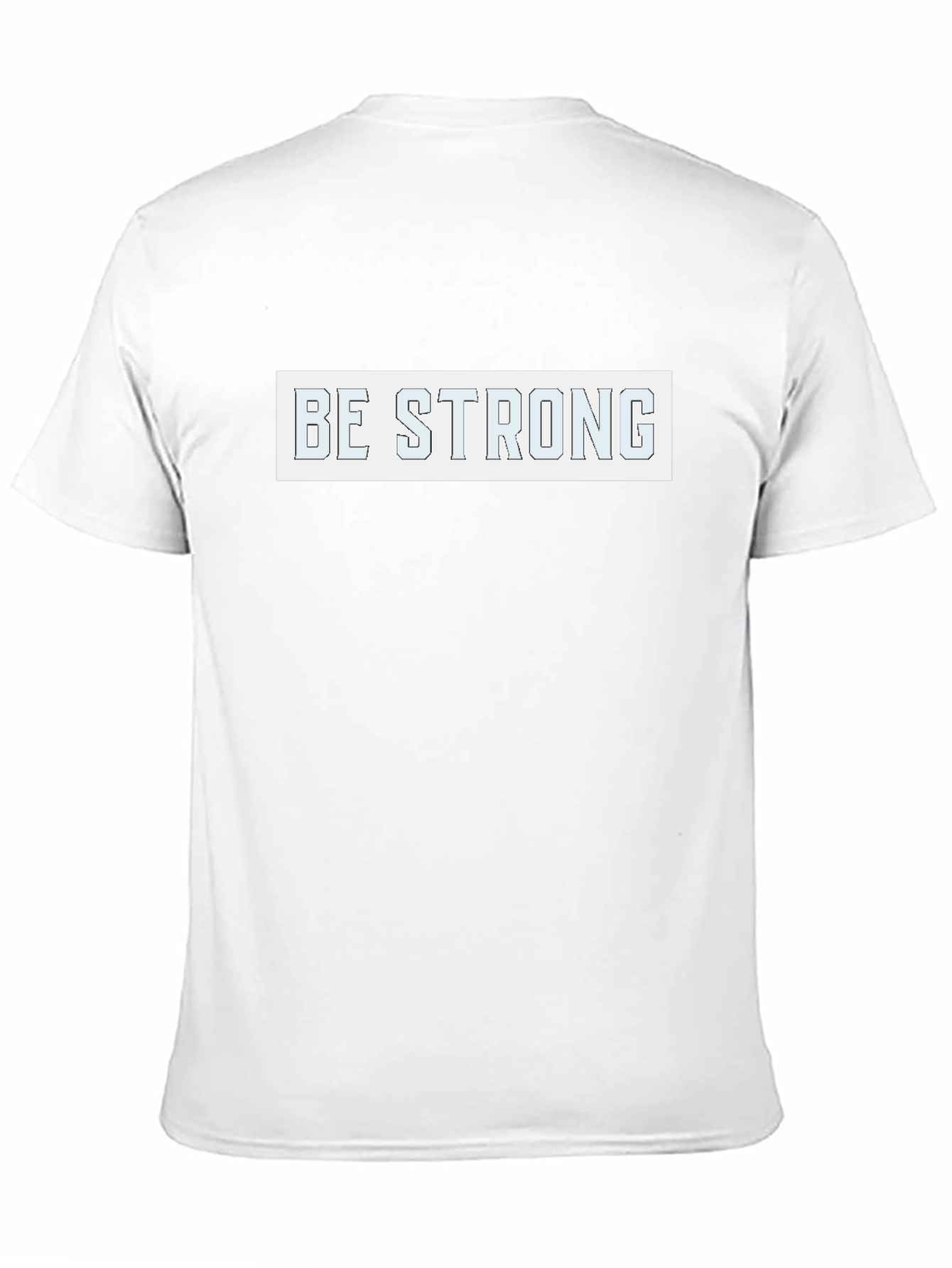 Be Strong Graphic Tee - Black Cotton Blend