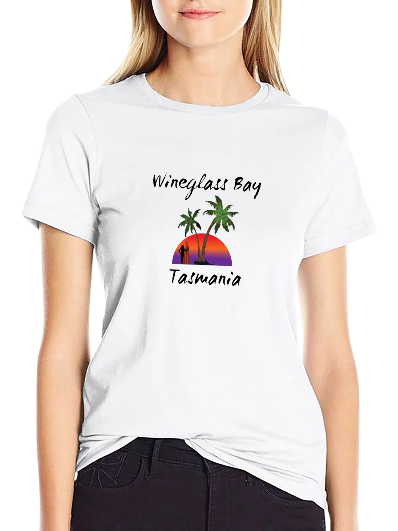 Wineglass Bay Tasmania Graphic T-Shirt