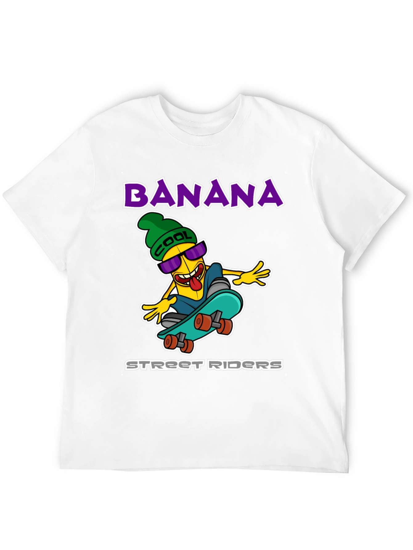 Cool Banana Street Riders Graphic T-Shirt
