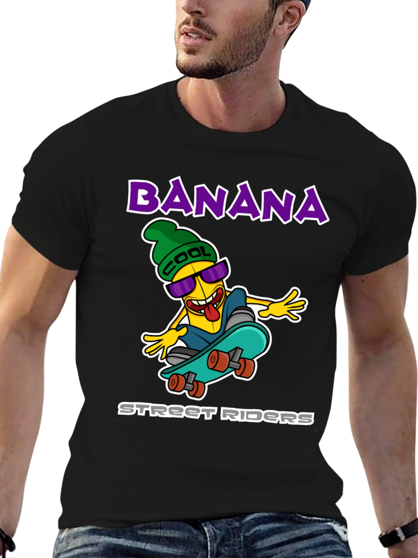 Cool Banana Street Riders Graphic T-Shirt