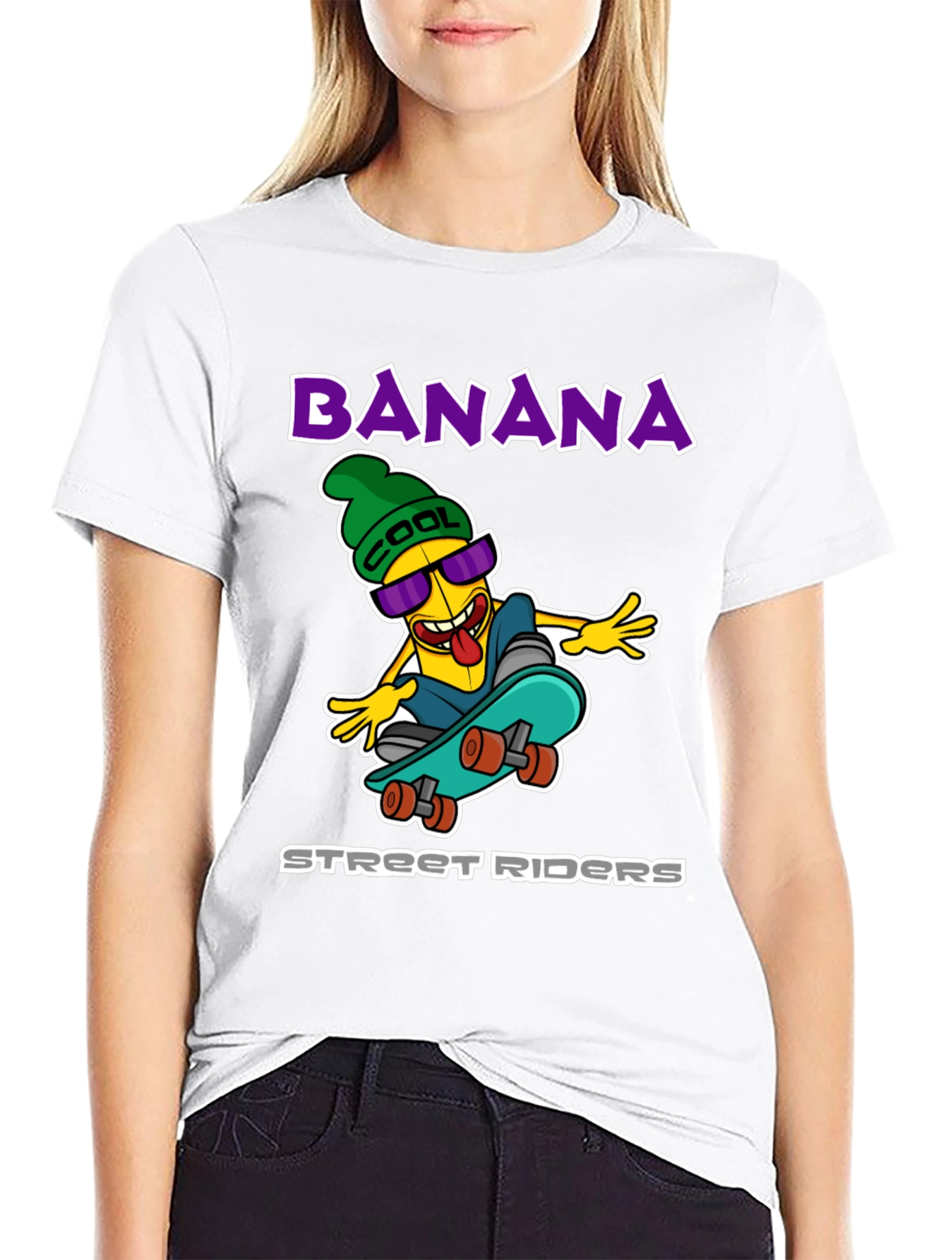 Cool Banana Street Riders Graphic T-Shirt