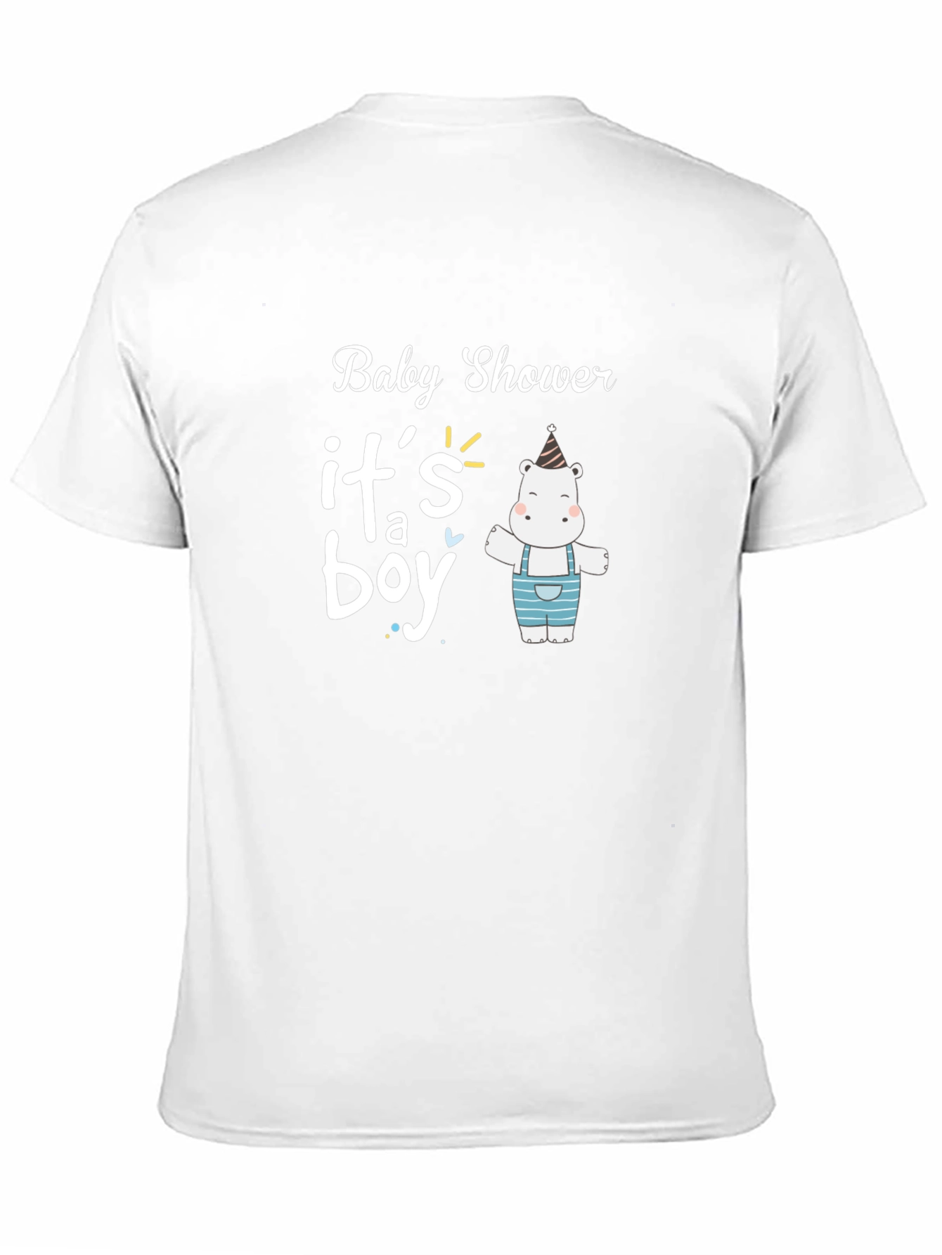 Baby Shower Its a Boy Hippo T-Shirt