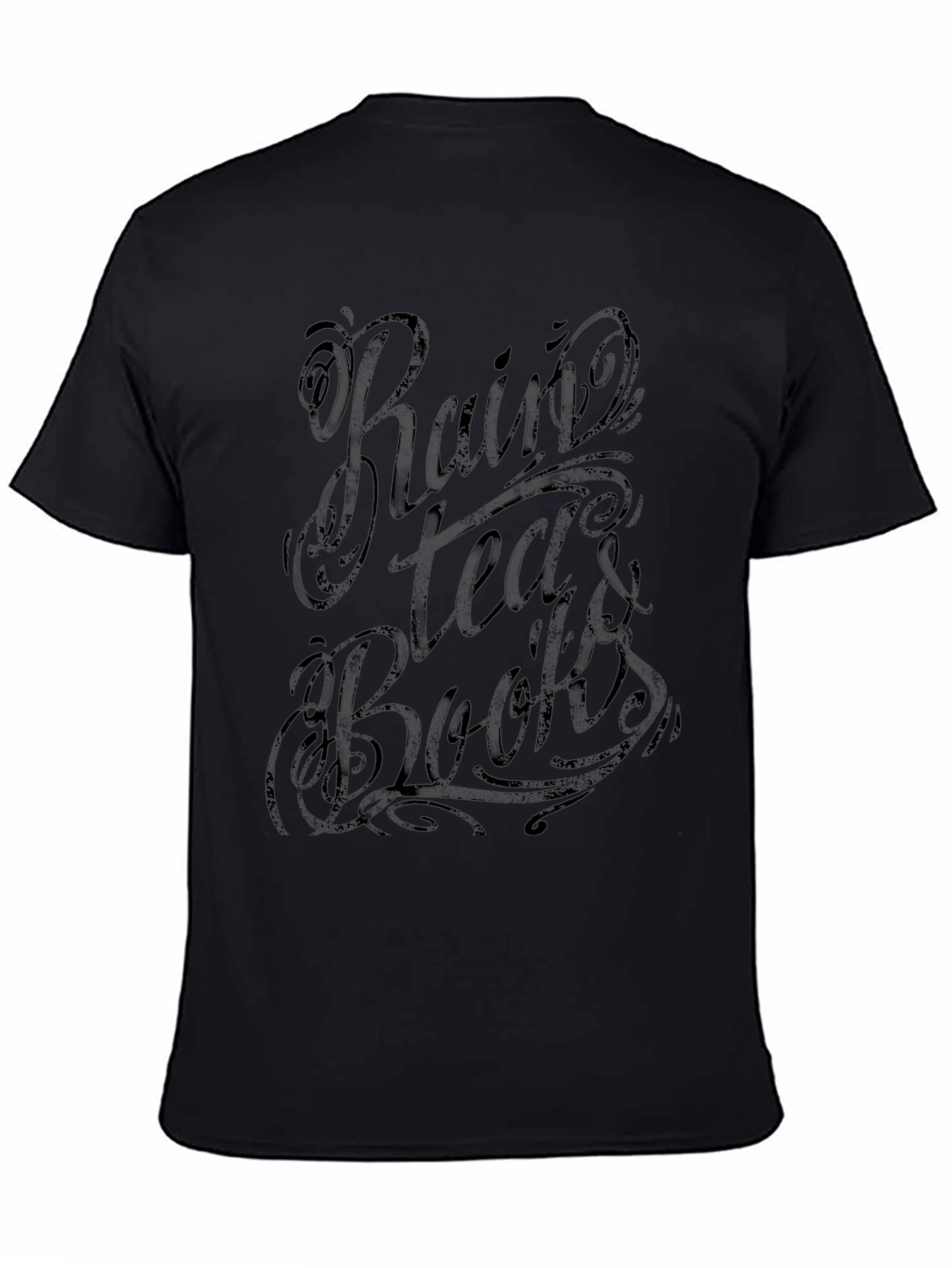 Rain Tea & Books Graphic T-Shirt