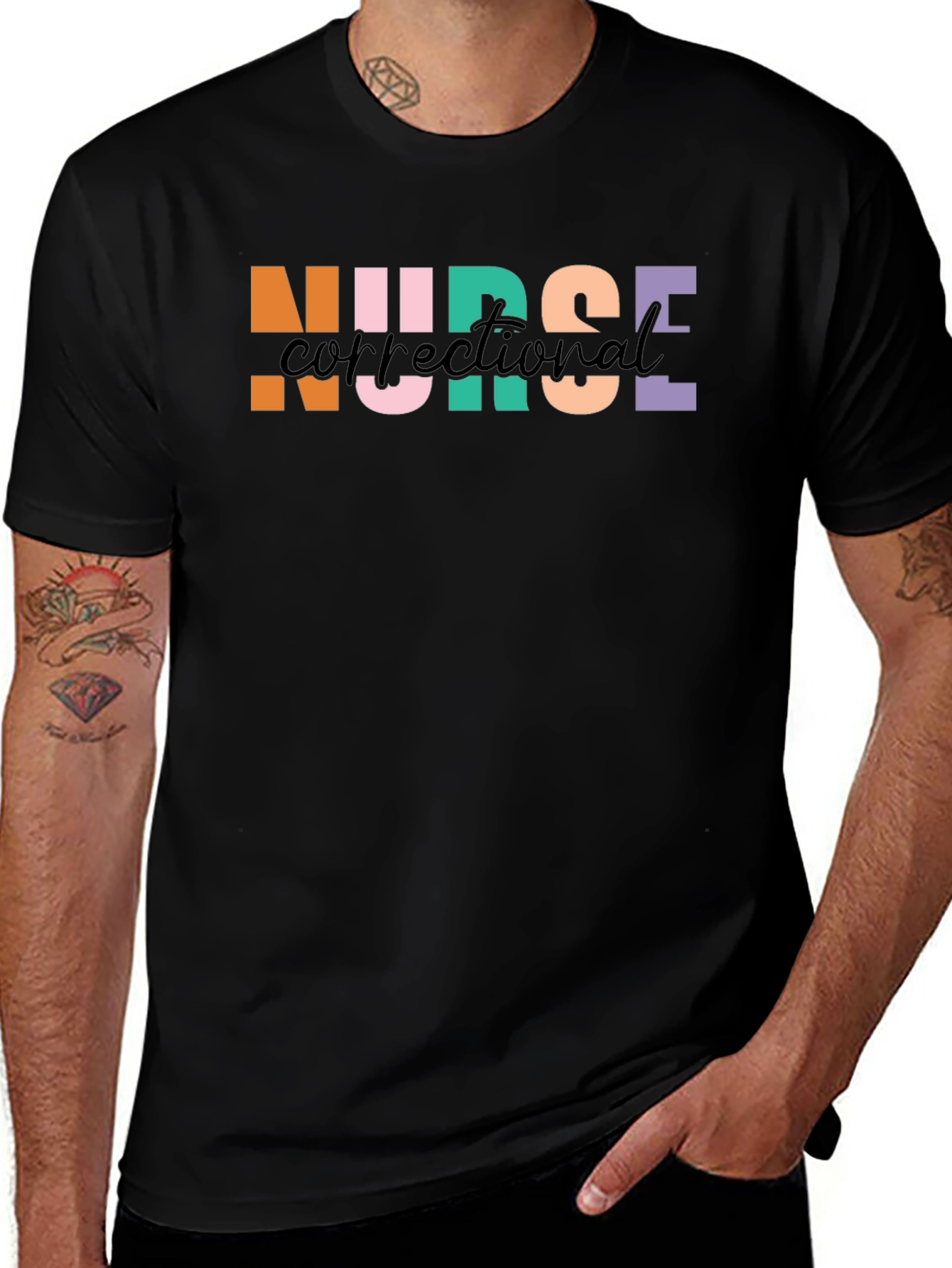 Correctional Nurse Graphic T-Shirt