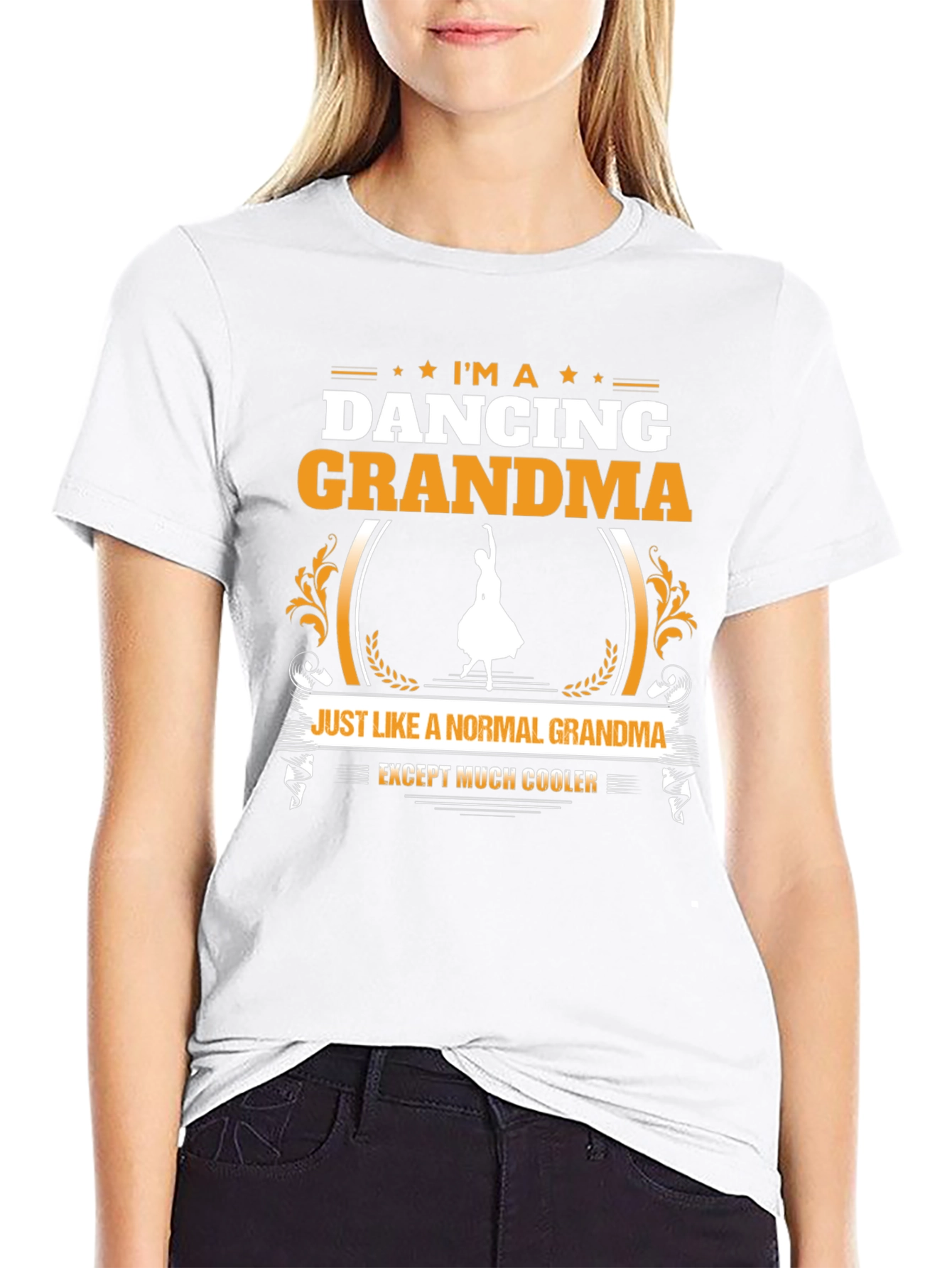 Dancing Grandma T-Shirt - Cool Grandparent Gift