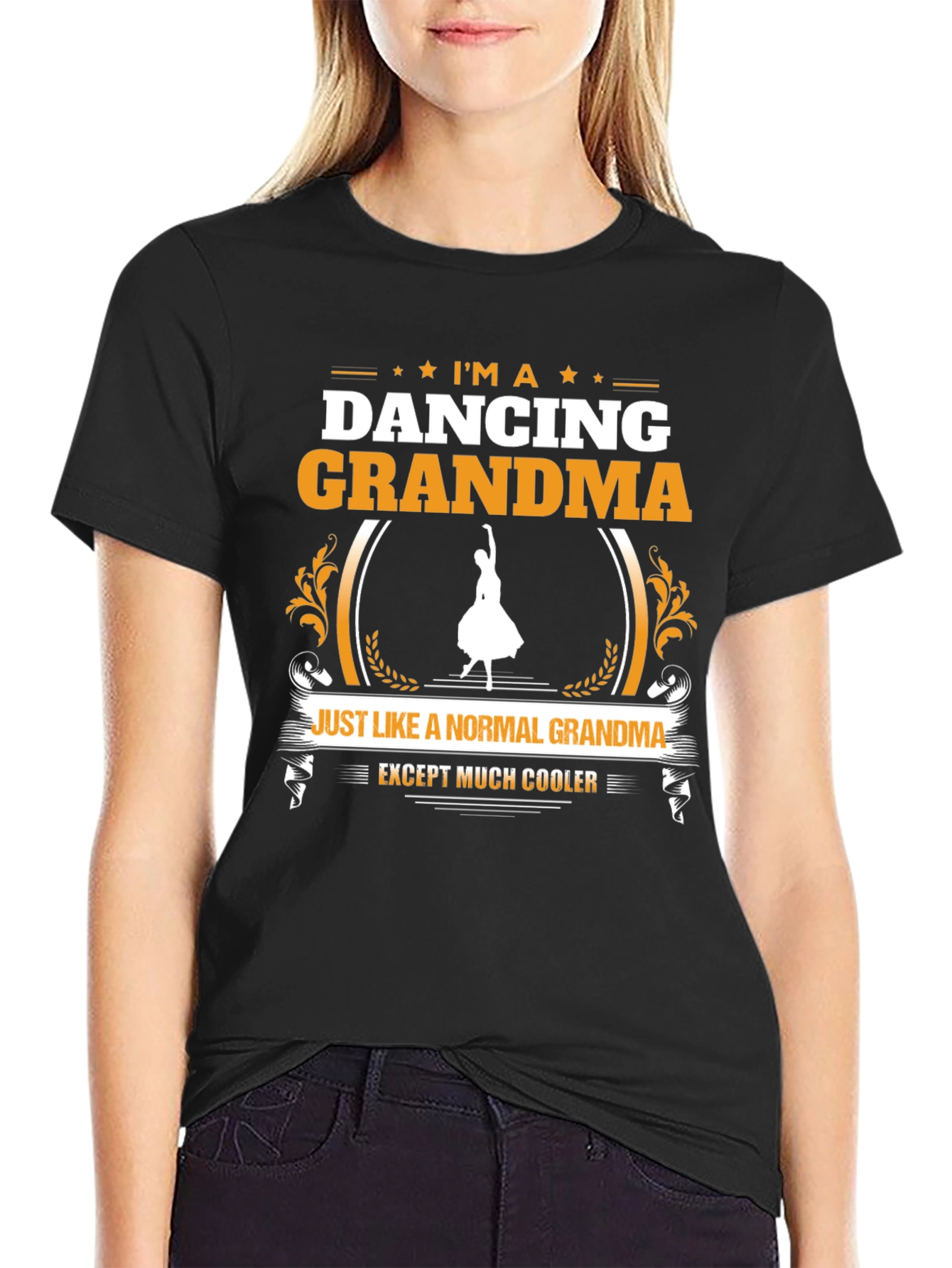 Dancing Grandma T-Shirt - Cool Grandparent Gift