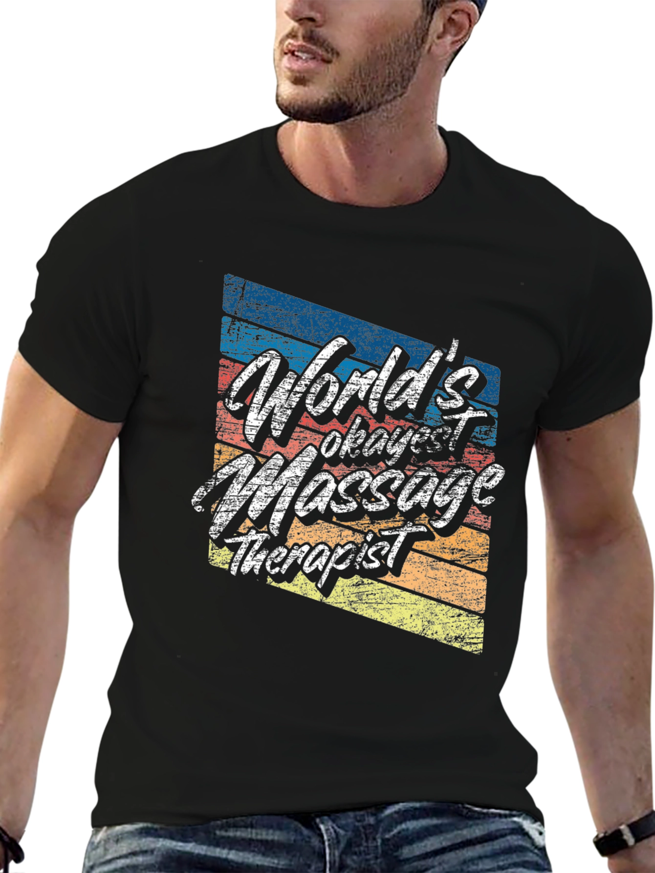 Massage Therapist Retro T-Shirt