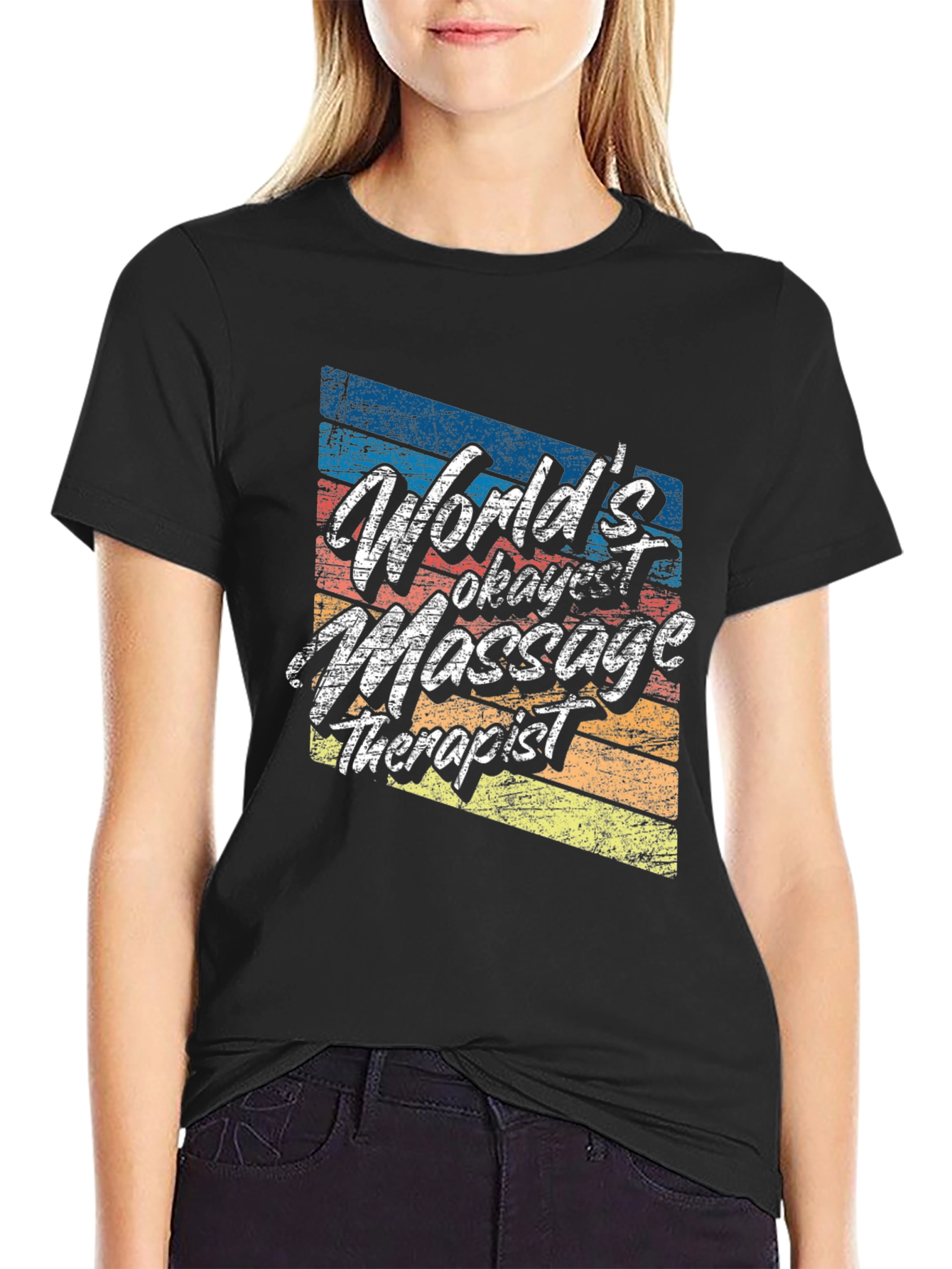 Massage Therapist Retro T-Shirt