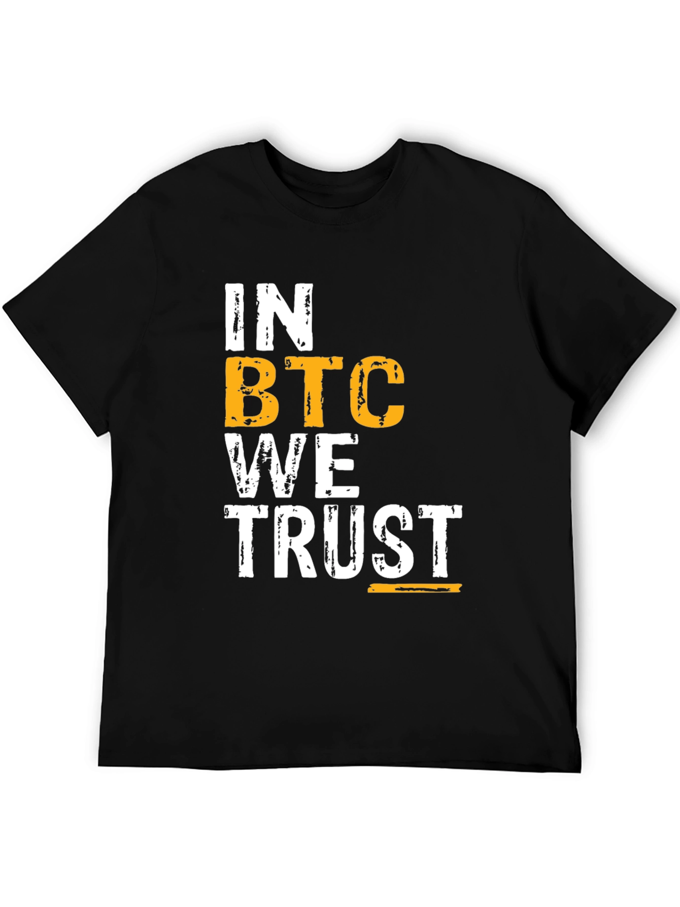 In BTC We Trust T-Shirt - Crypto Enthusiast Tee
