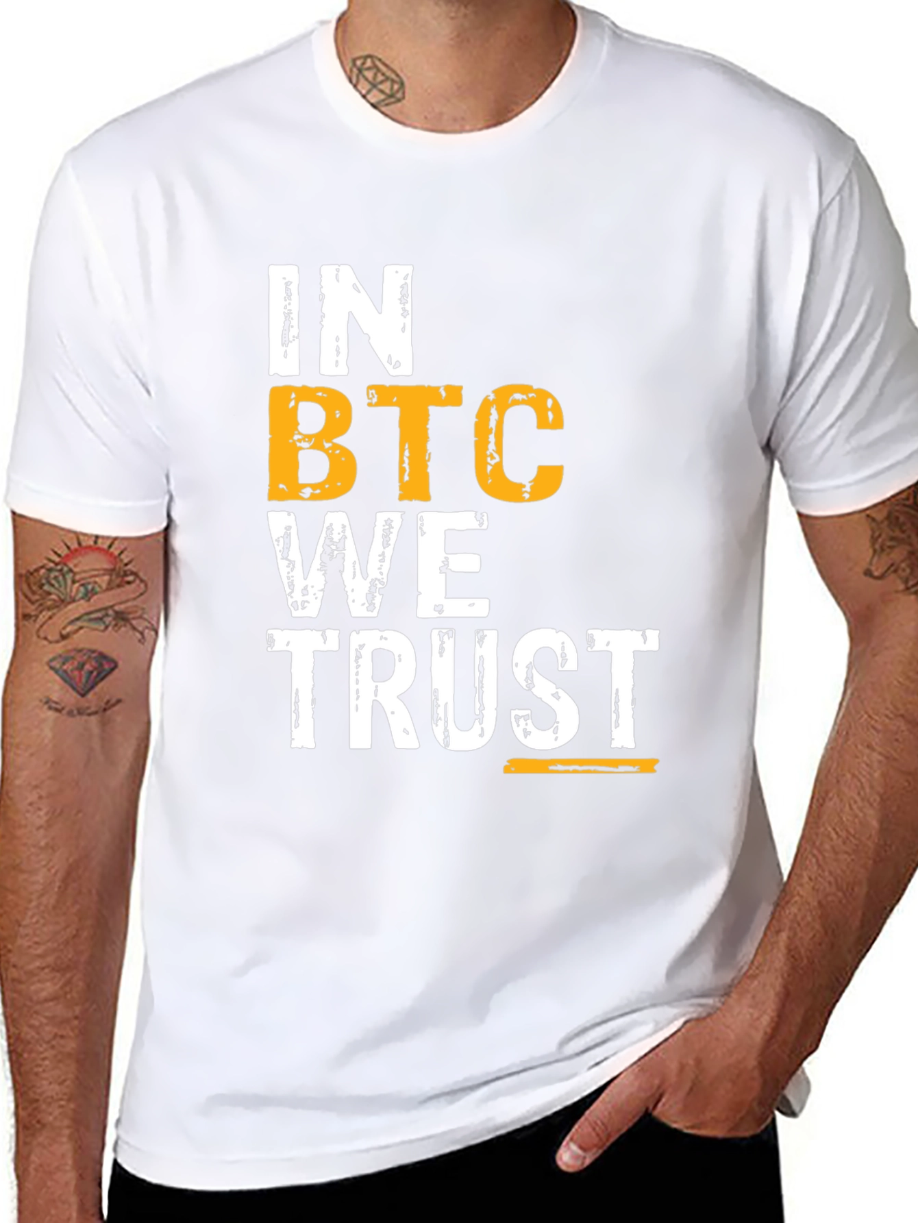 In BTC We Trust T-Shirt - Crypto Enthusiast Tee