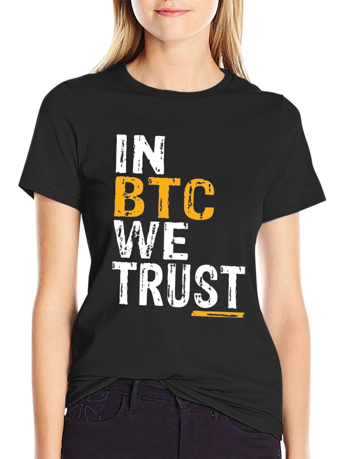 In BTC We Trust T-Shirt - Crypto Enthusiast Tee