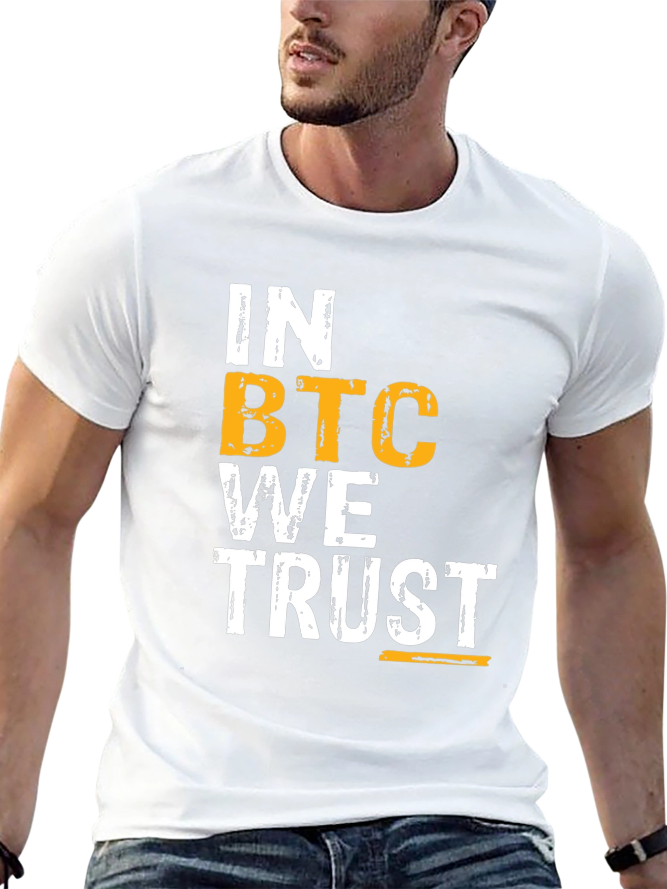 In BTC We Trust T-Shirt - Crypto Enthusiast Tee