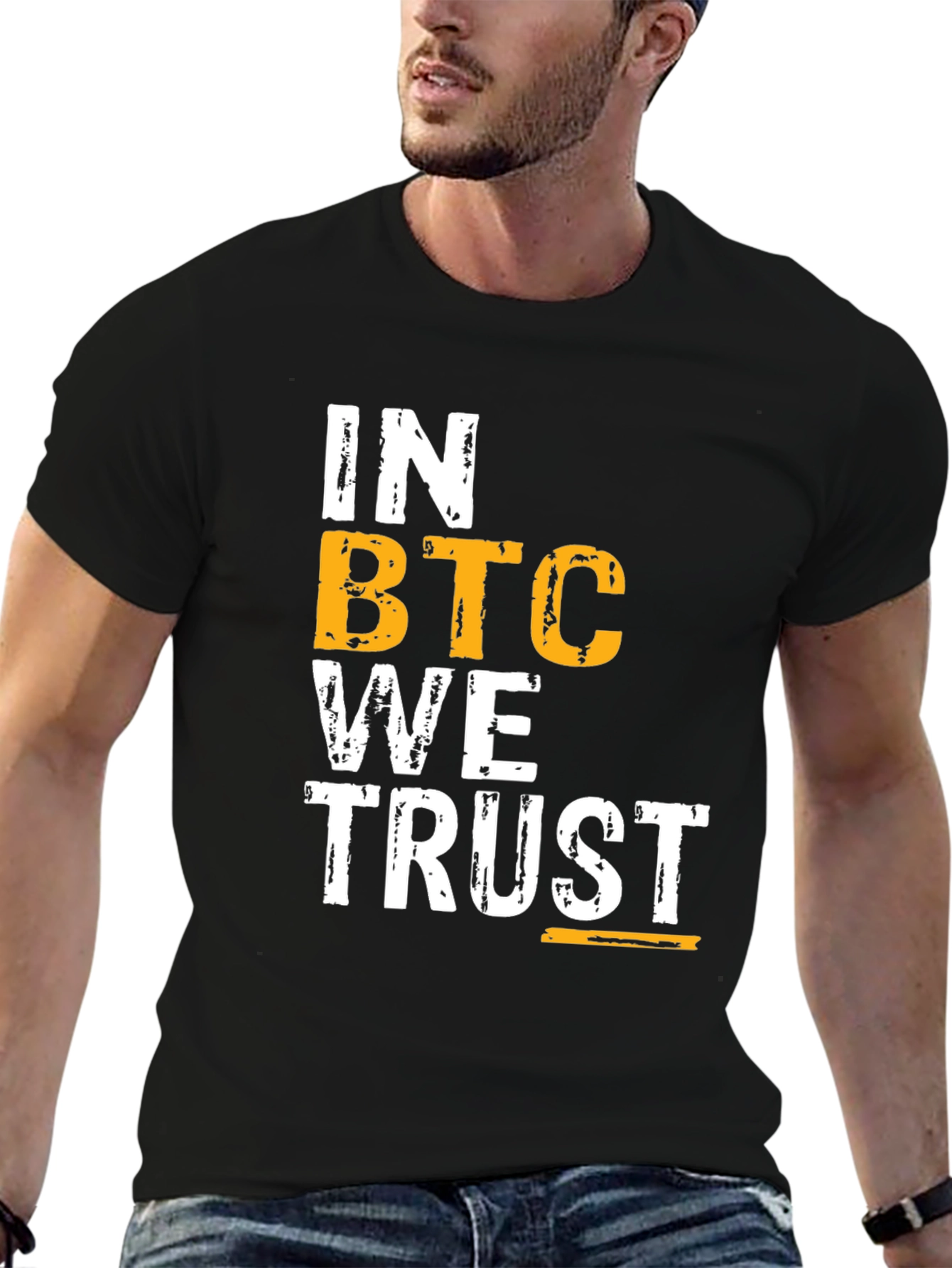 In BTC We Trust T-Shirt - Crypto Enthusiast Tee