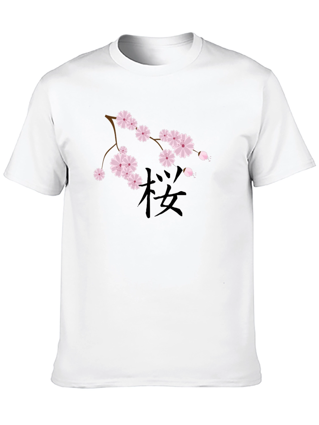 Black Cherry Blossom Graphic Tee