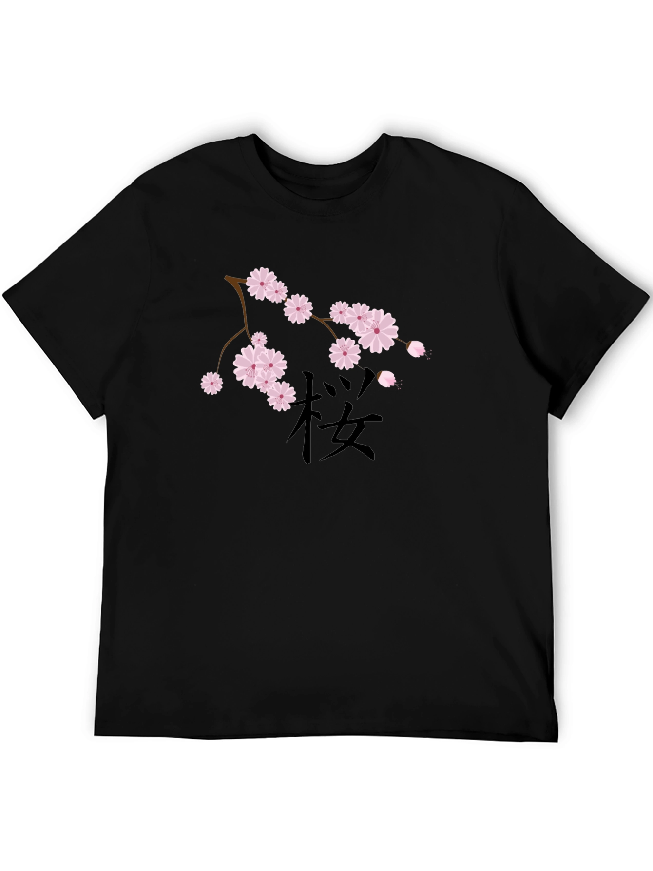 Black Cherry Blossom Graphic Tee