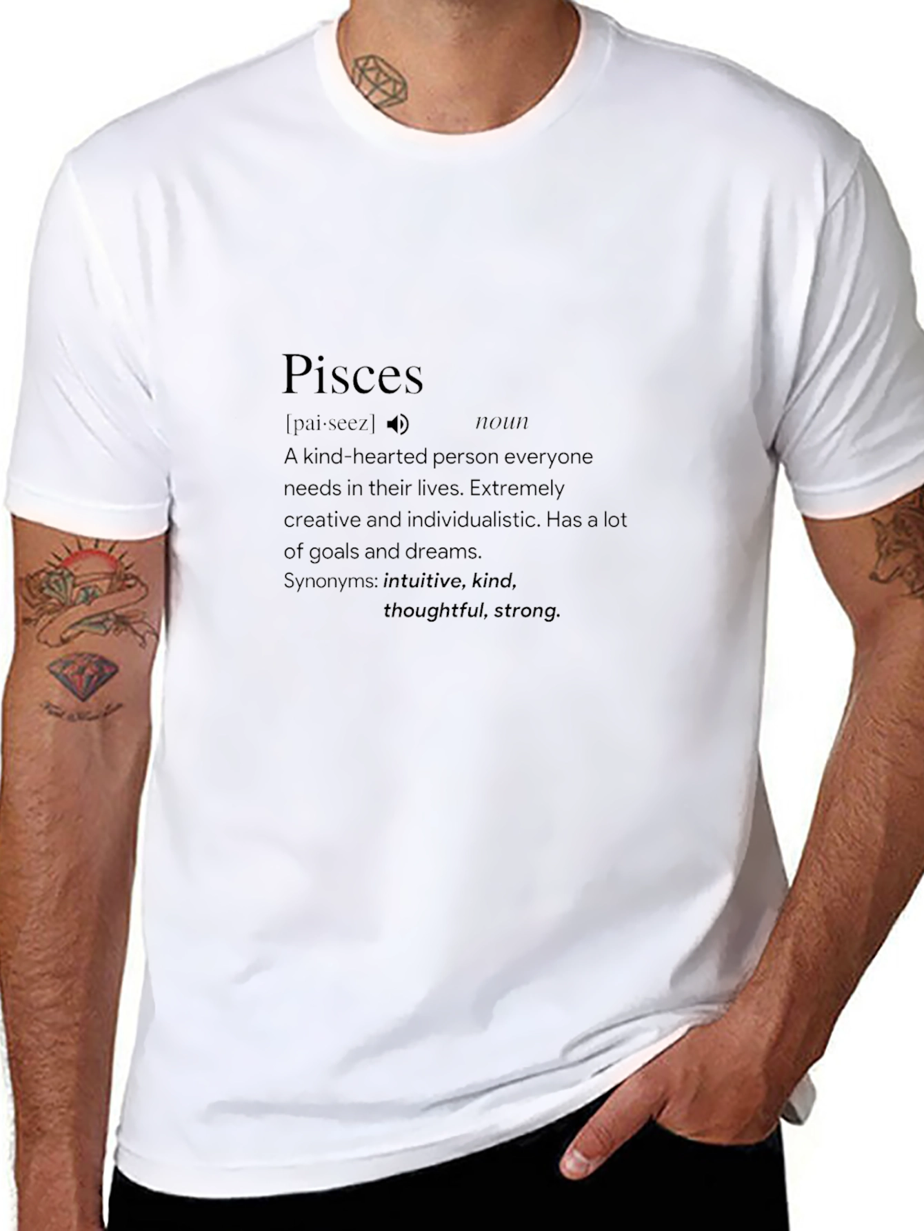 Pisces Definition Black T-Shirt