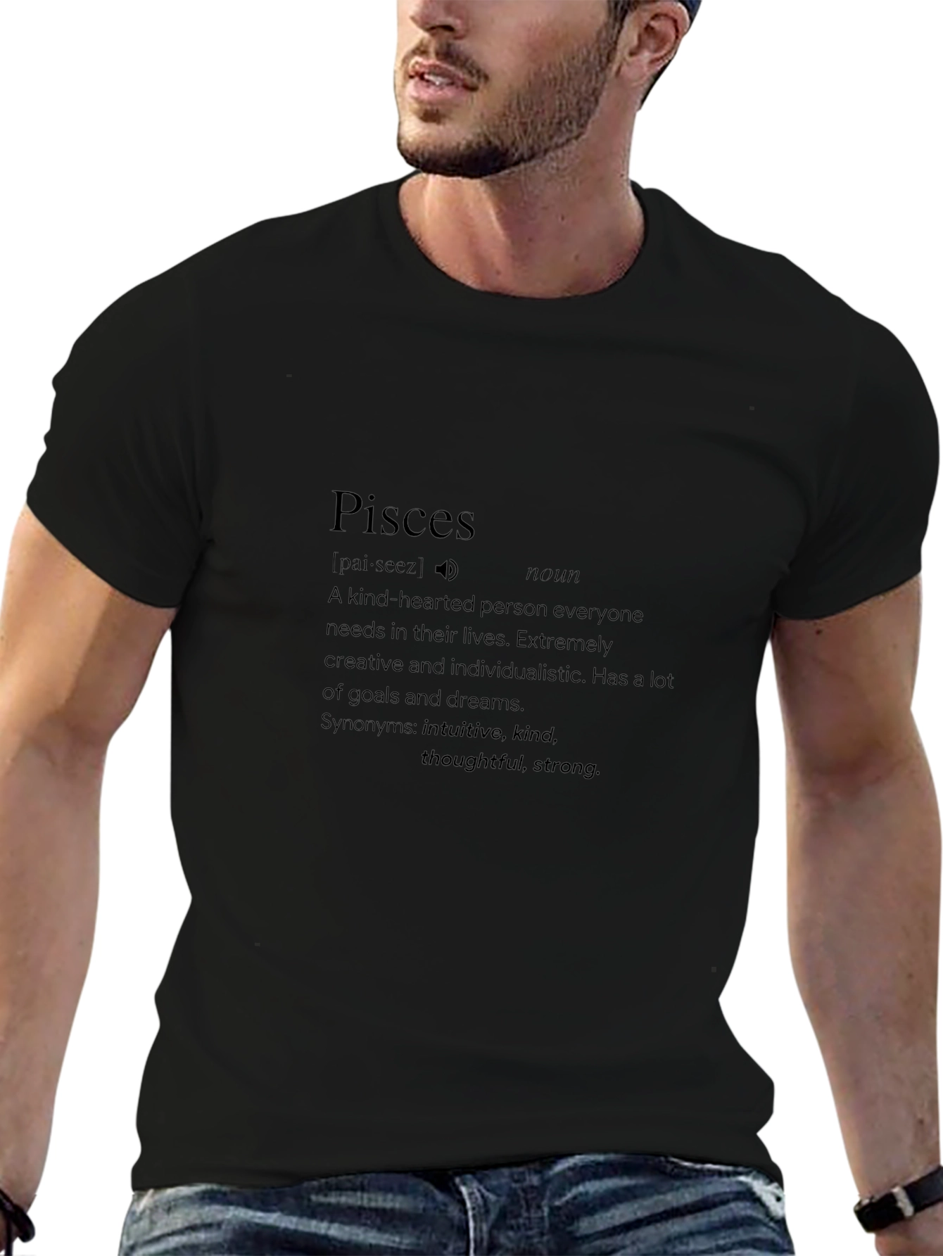 Pisces Definition Black T-Shirt