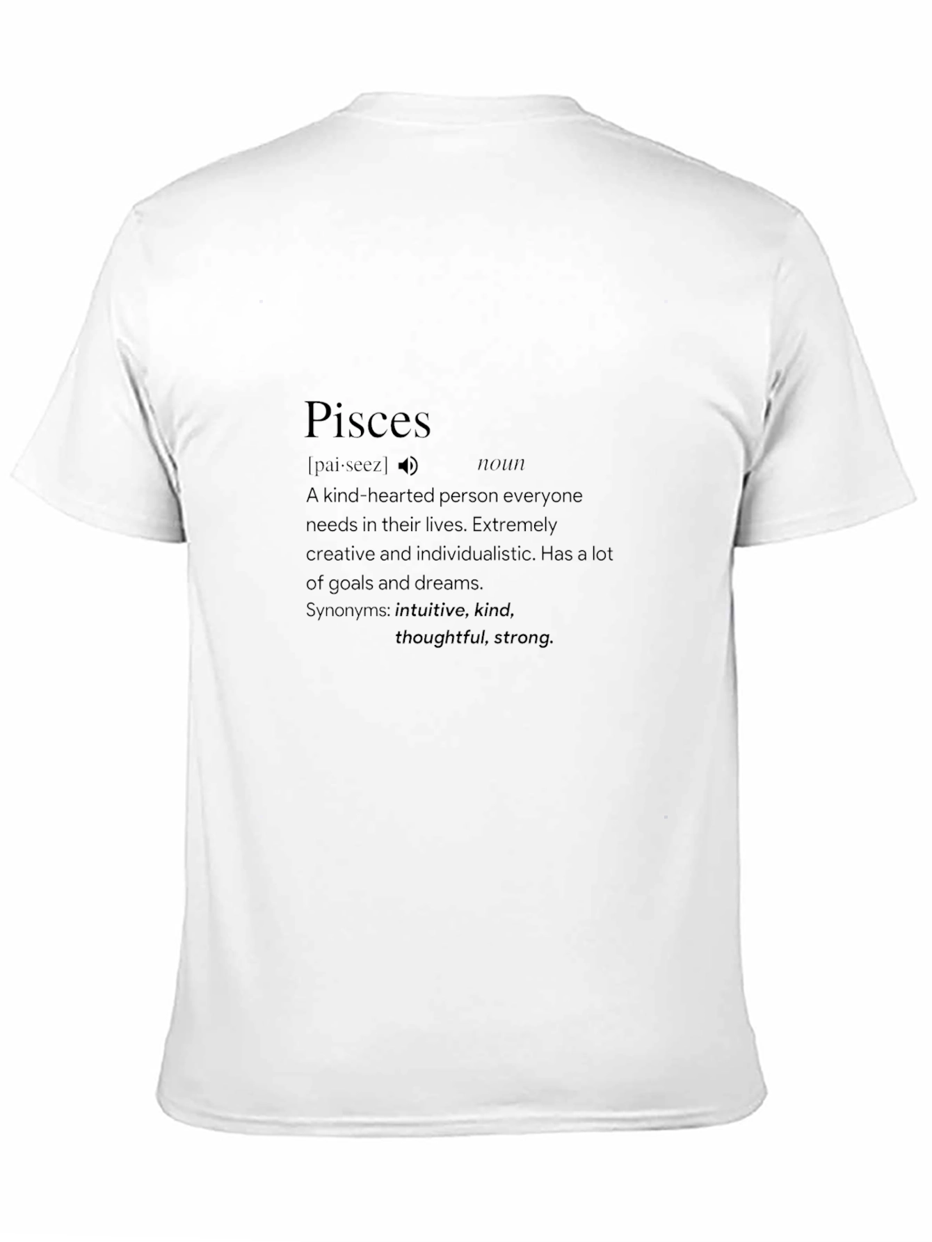 Pisces Definition Black T-Shirt